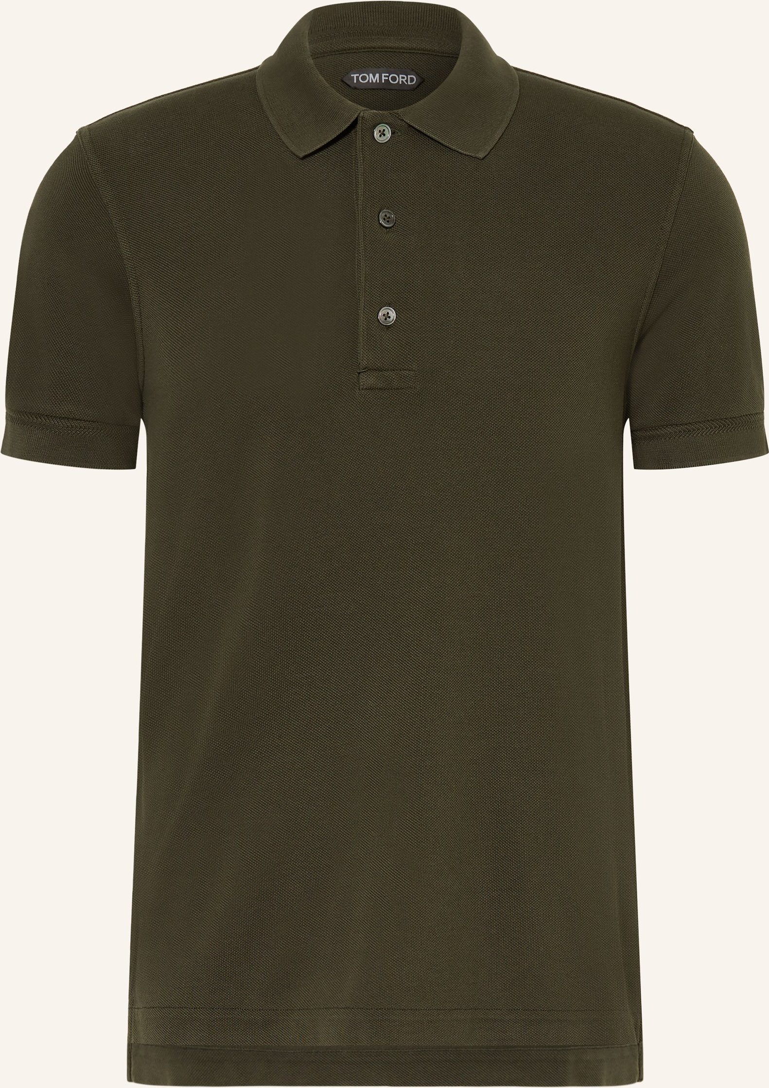 Tom Ford Piqué-Poloshirt gruen