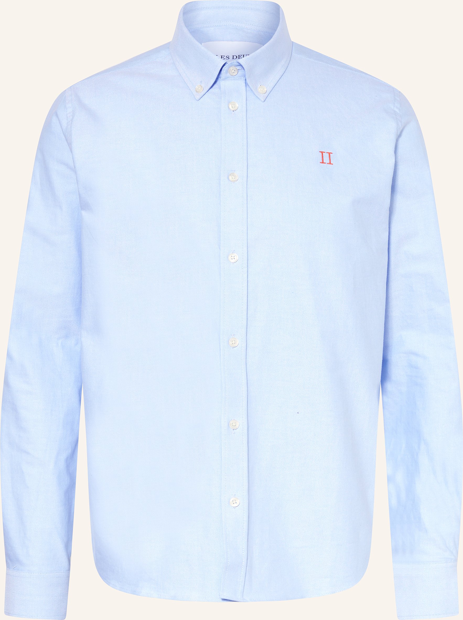 Les Deux Oxfordhemd Konrad Comfort Fit blau