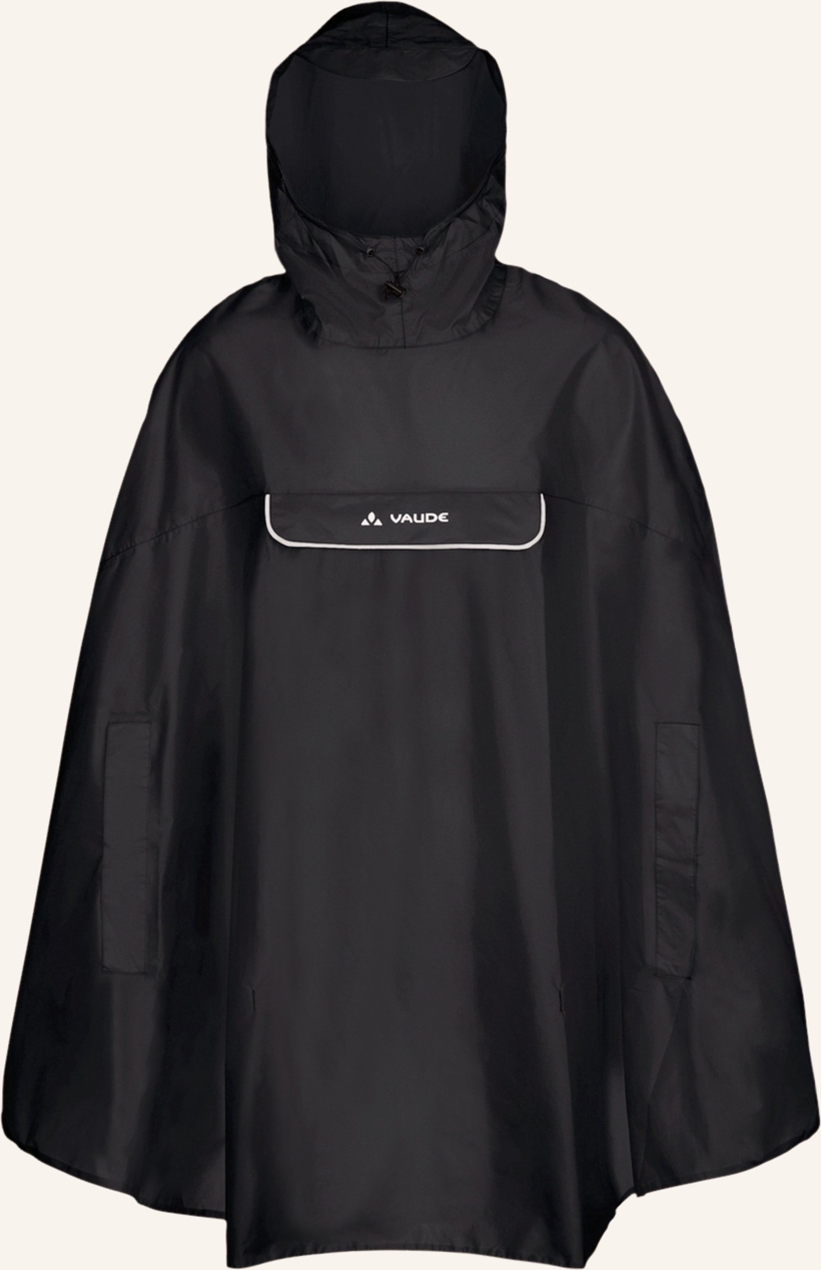 Vaude Regenponcho Valdipino schwarz