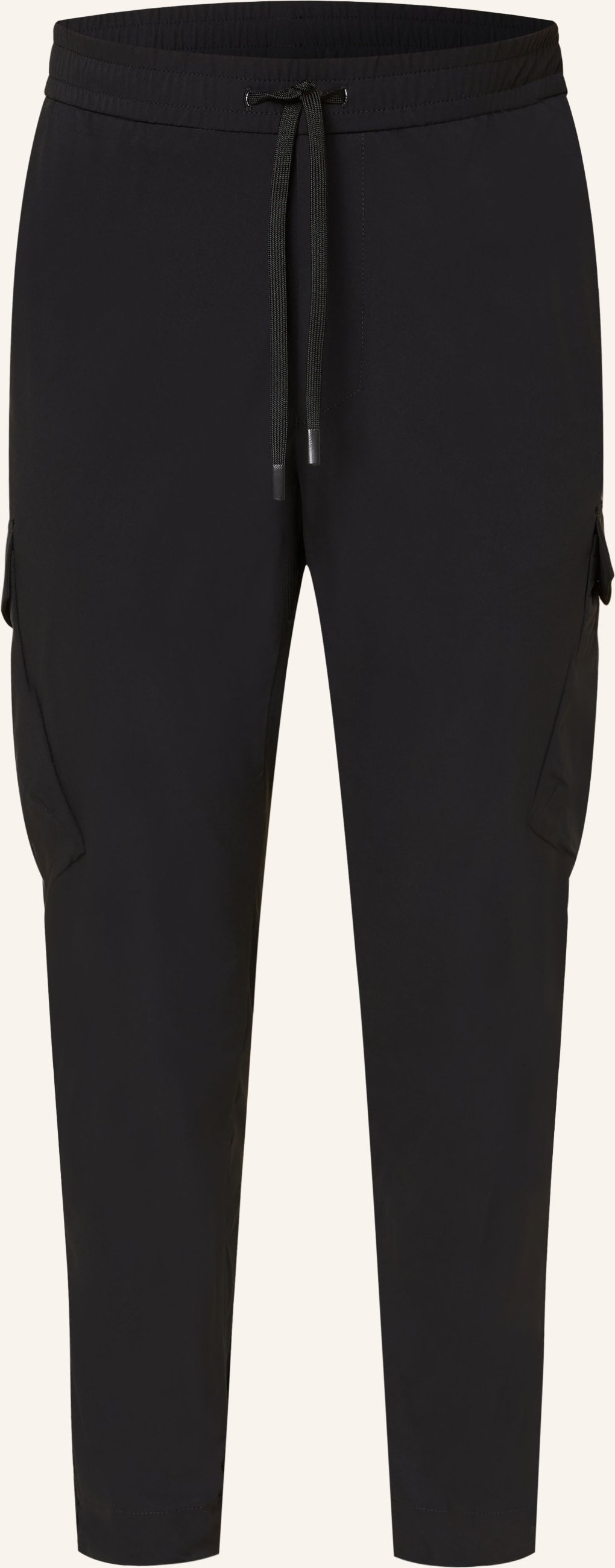 Thumbnail - Boss Cargohose Im Jogging-Stil Urbanex Tapered Fit schwarz