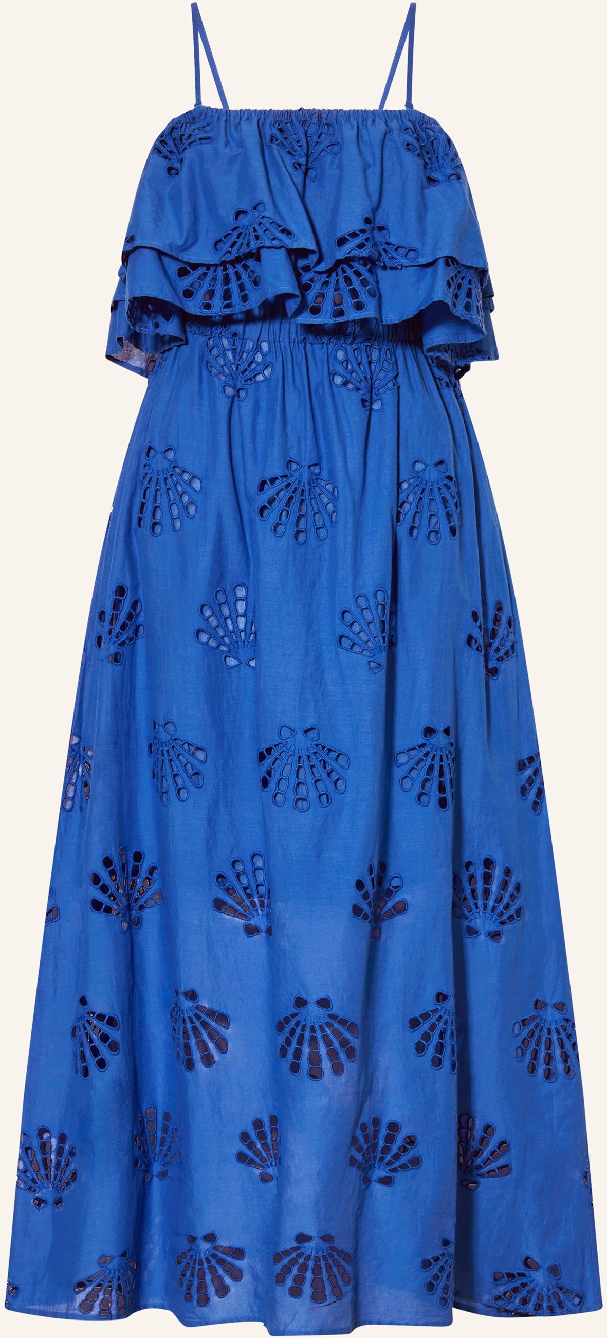 Watercult Strandkleid Dolce Lemon Aus Lochspitze blau