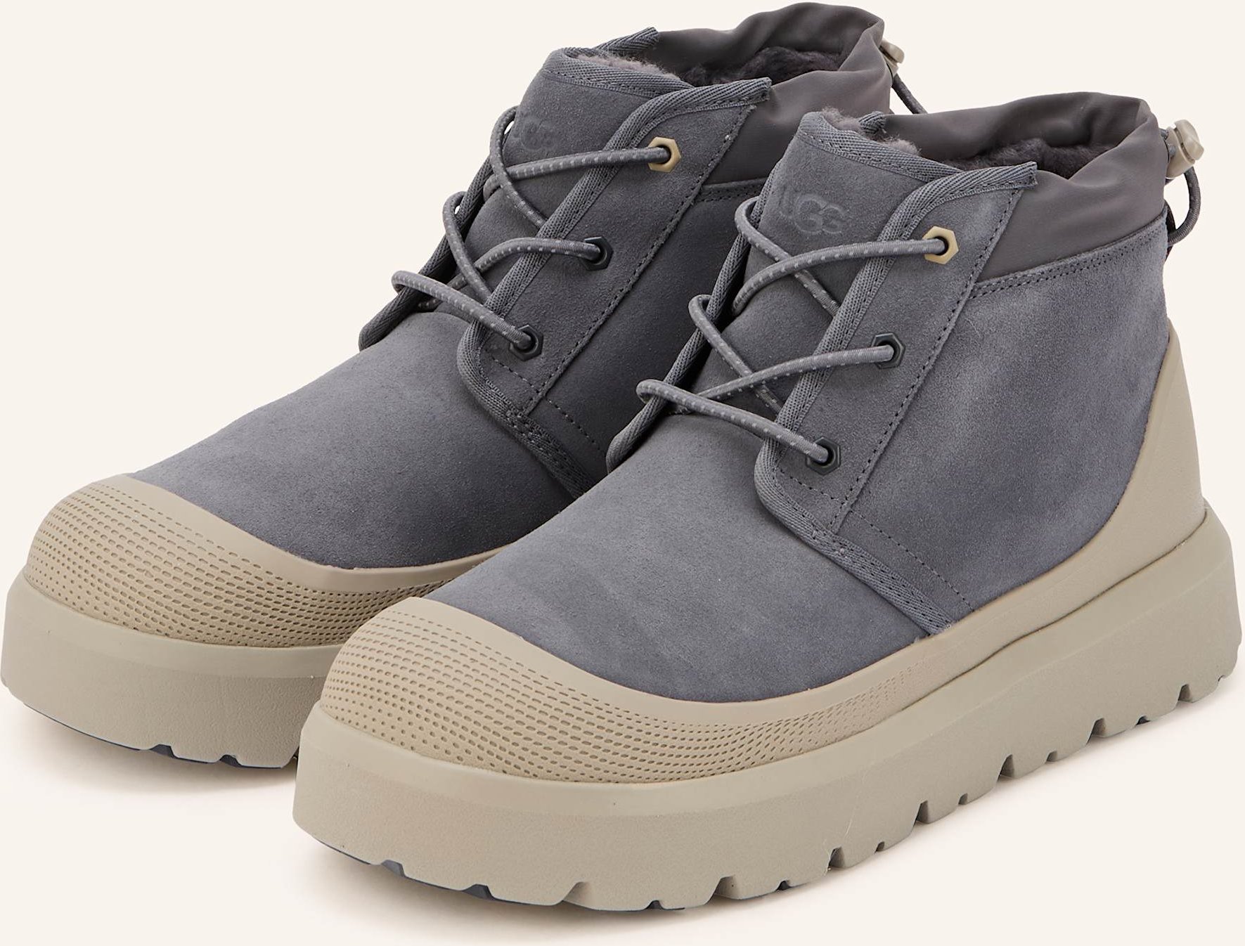 Thumbnail - Ugg Schnürboots Neumel grau