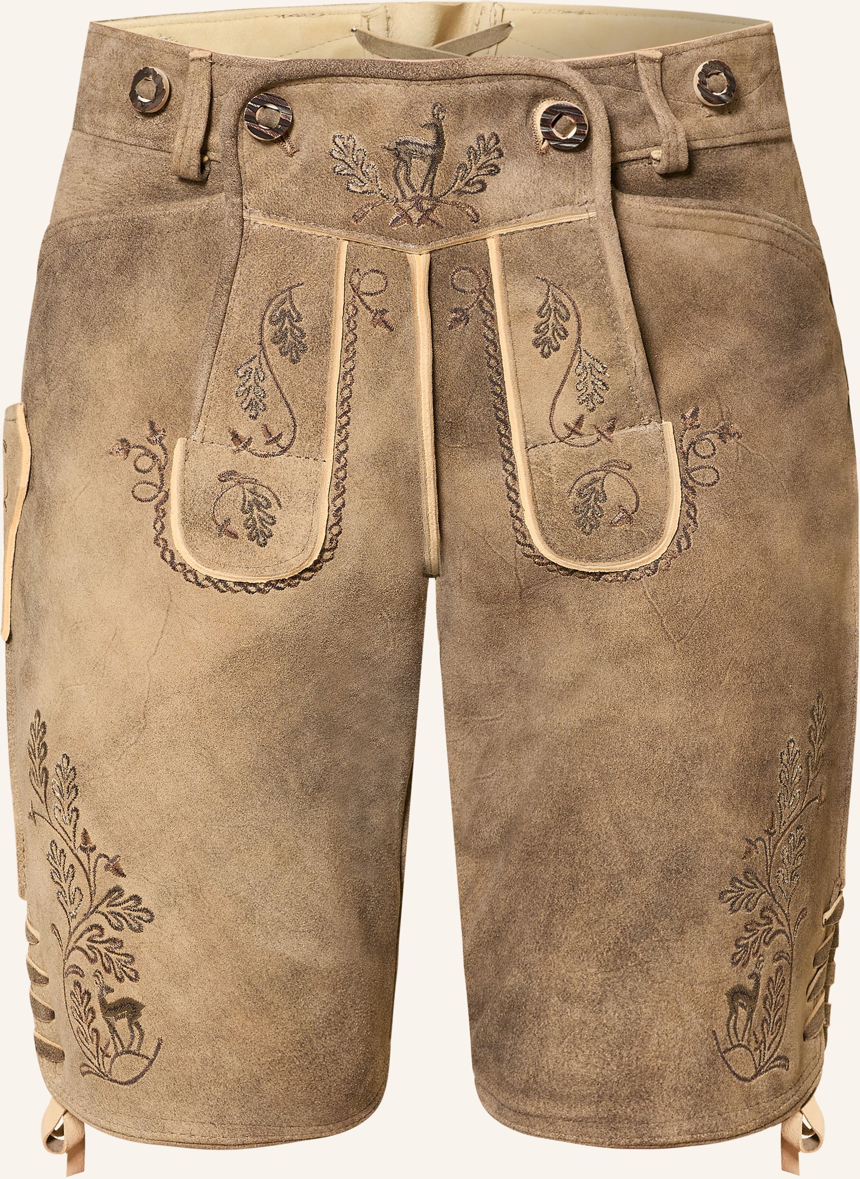 Ostarrichi Trachten-Lederhose Franz beige