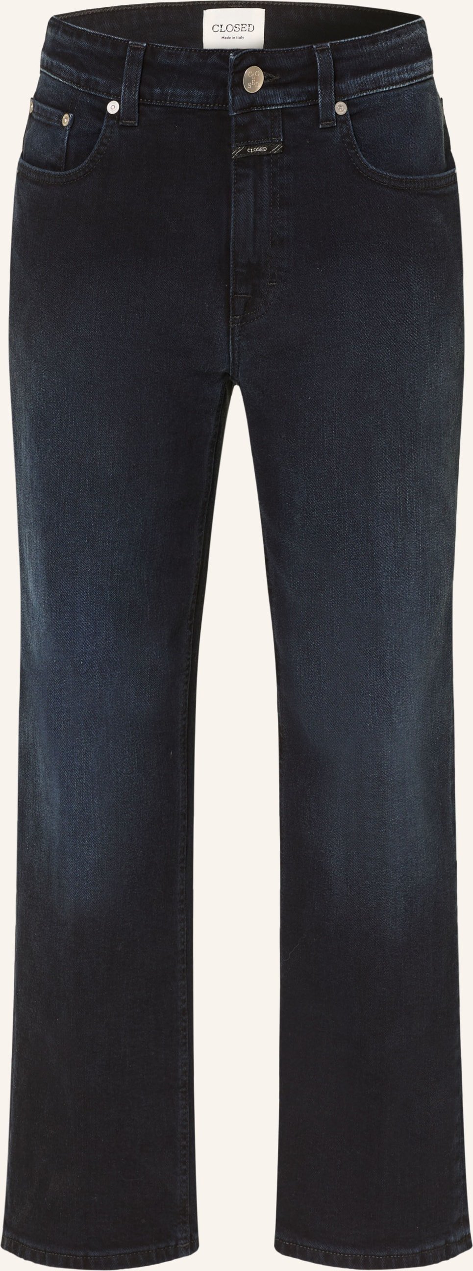 Closed Cropped Jeans Milo blau