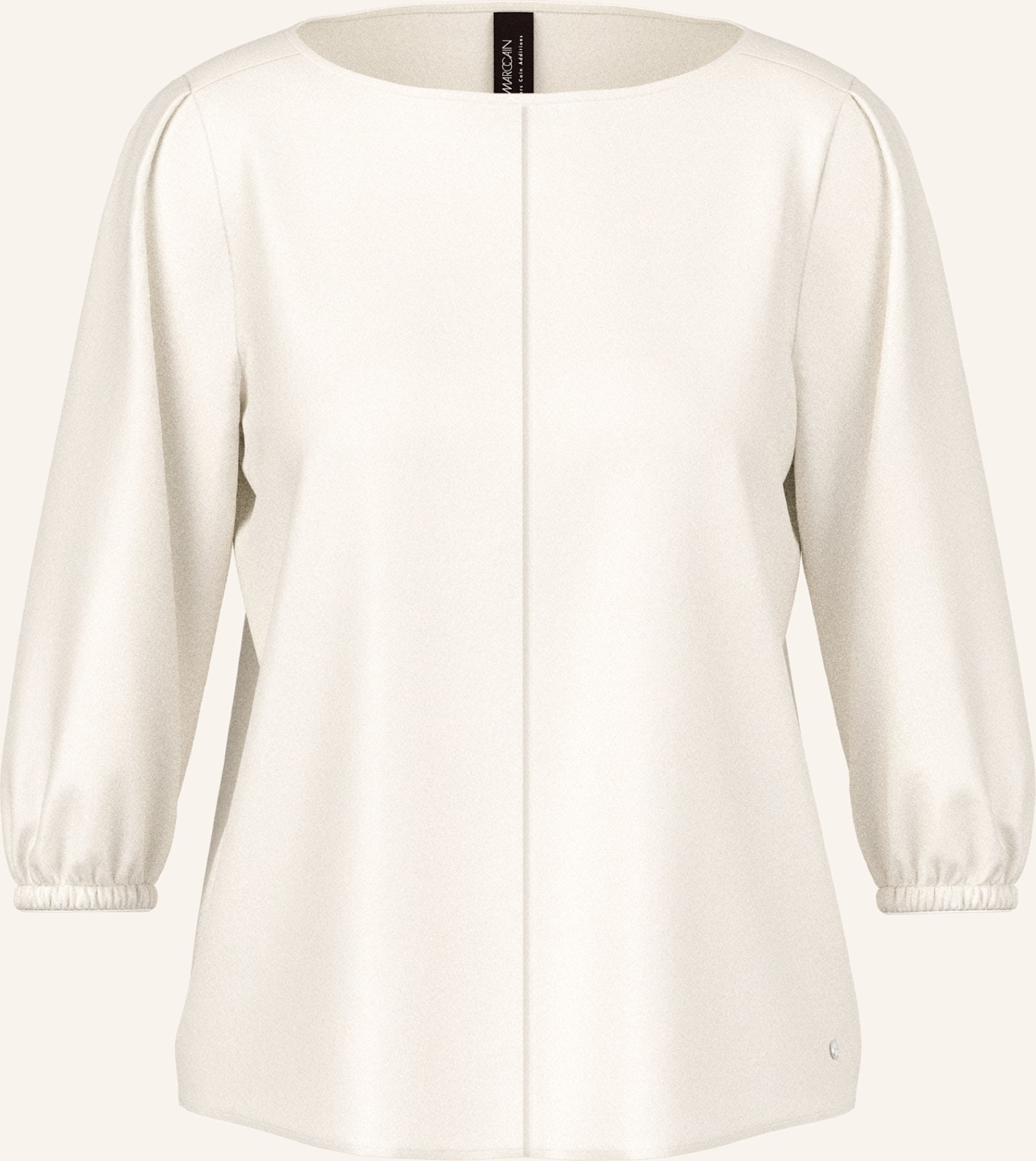 Marc Cain Seidenbluse Mit 3/4-Arm weiss