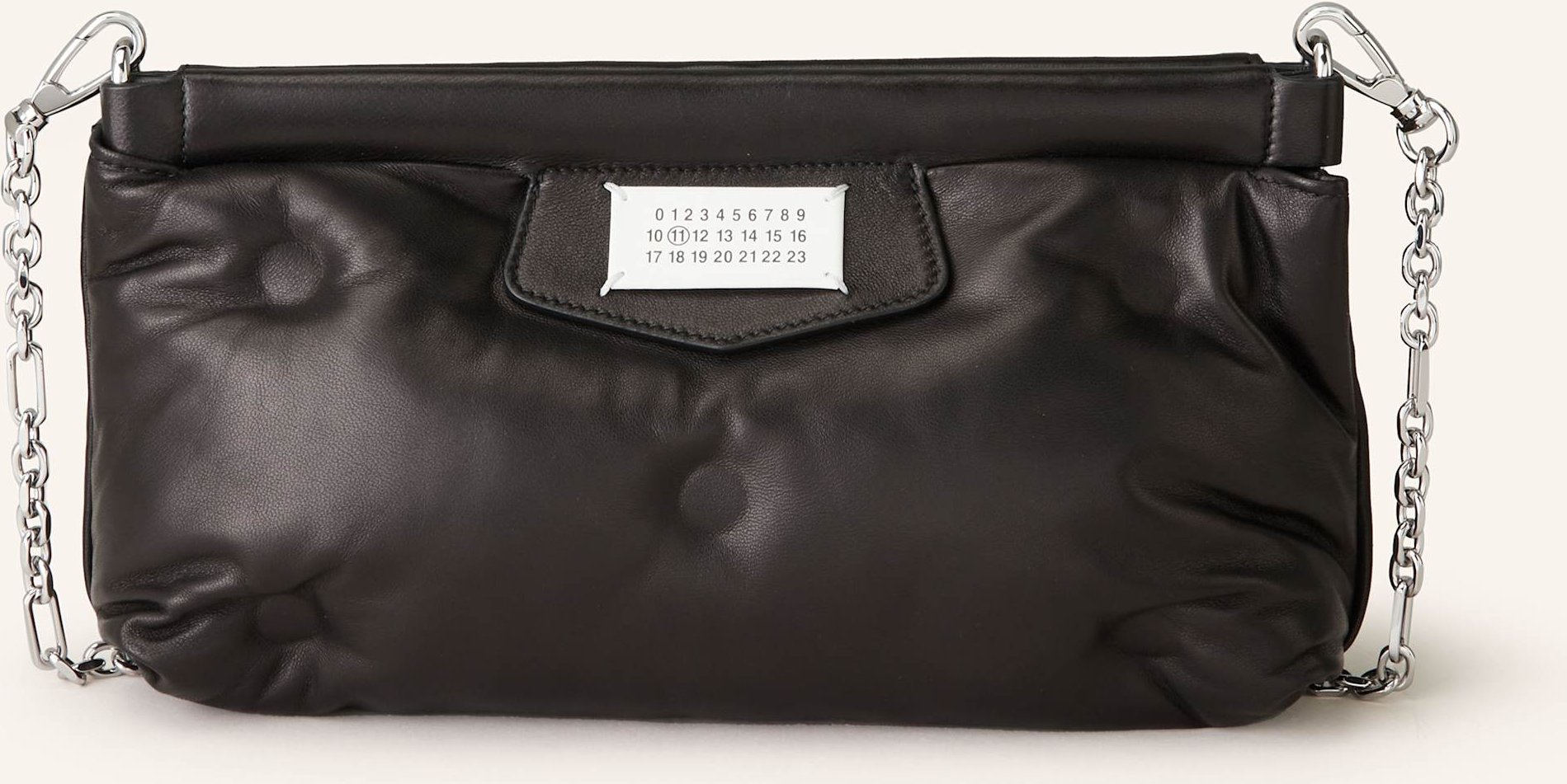 Maison Margiela Clutch Glam Slam schwarz