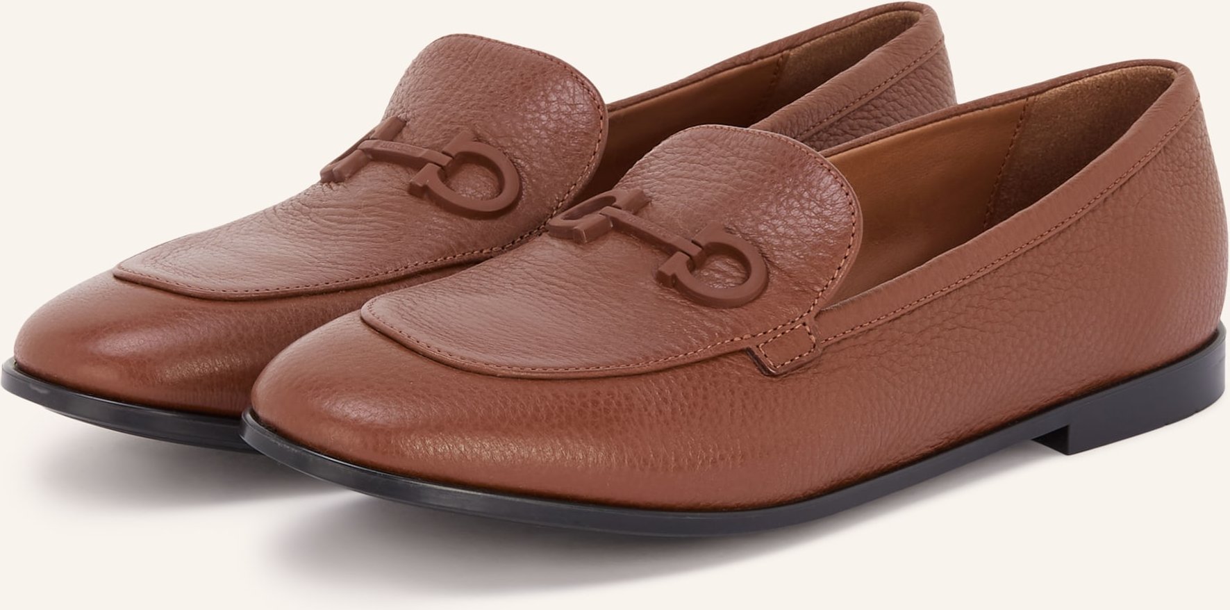 Ferragamo Loafer Soldy braun