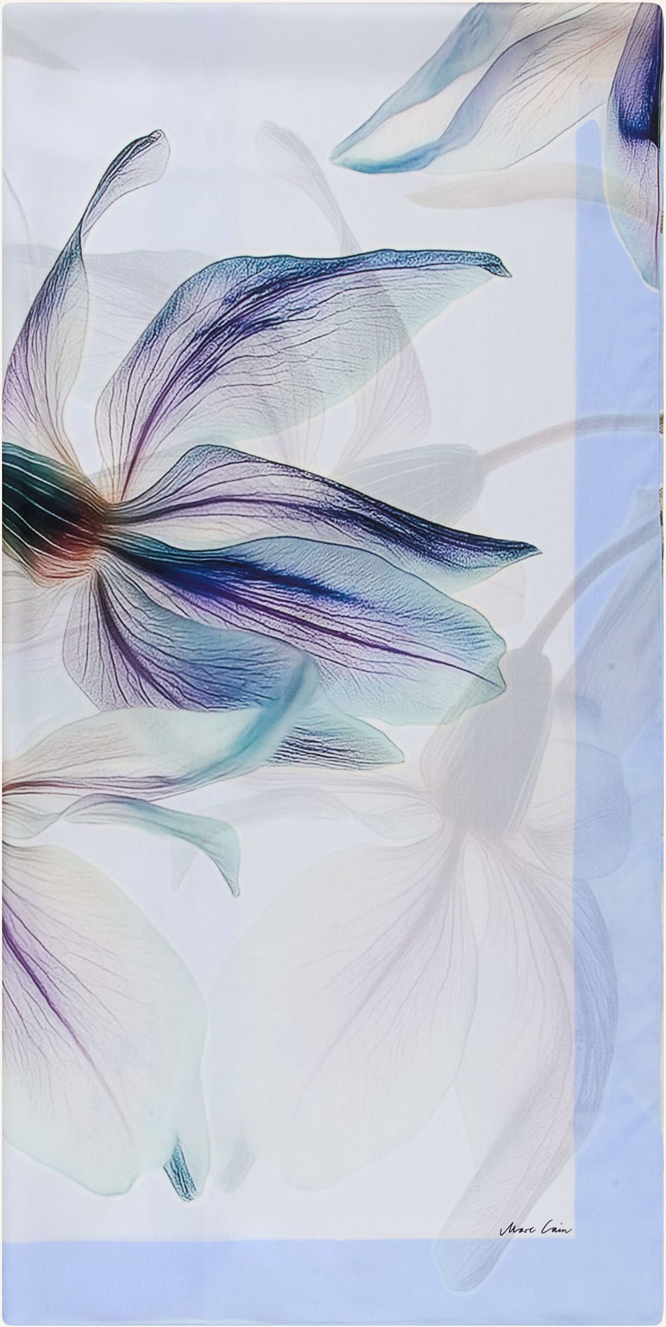 Marc Cain Seidentuch blau