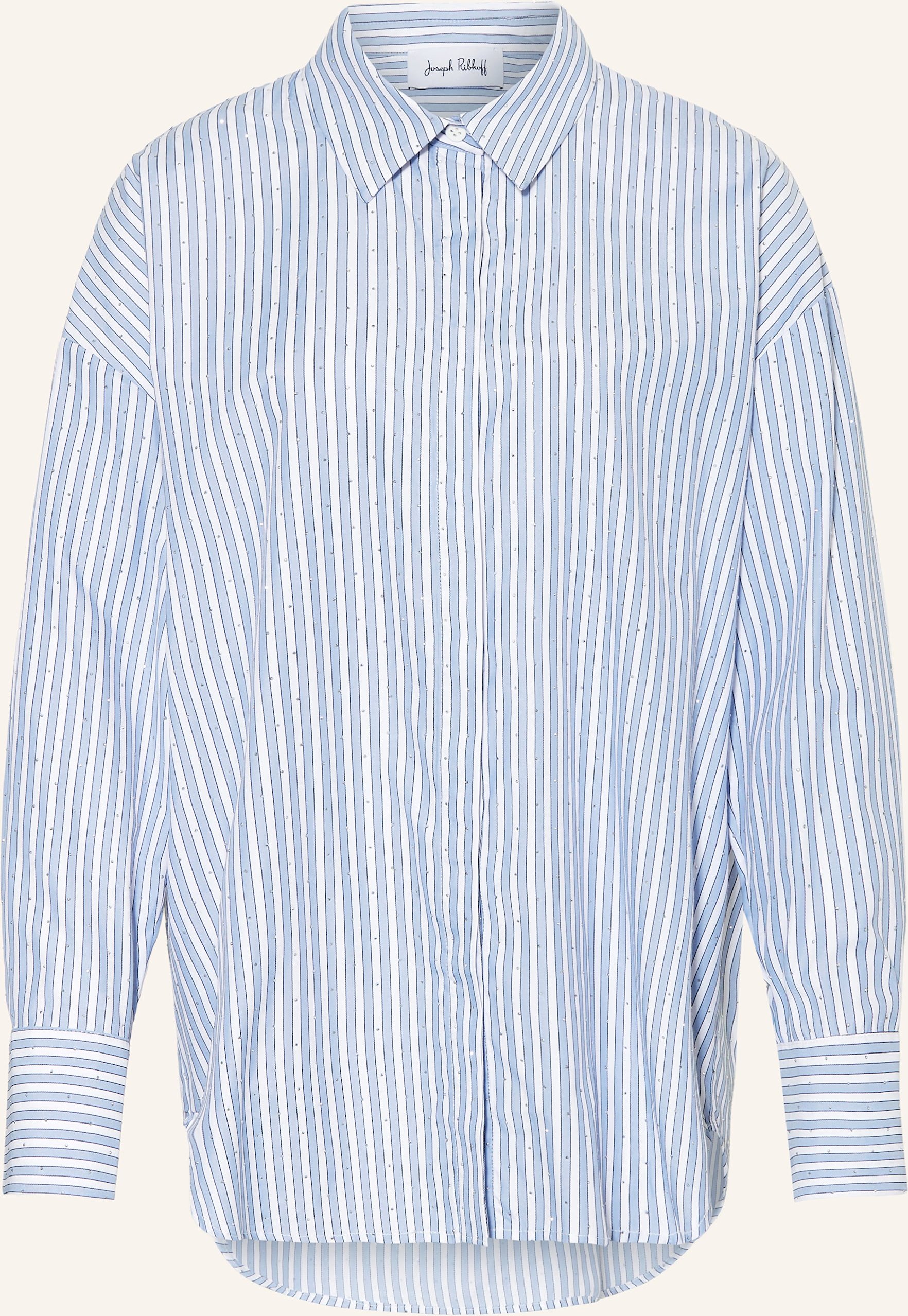 Joseph Ribkoff Oversized-Hemdbluse Mit Schmucksteinen blau