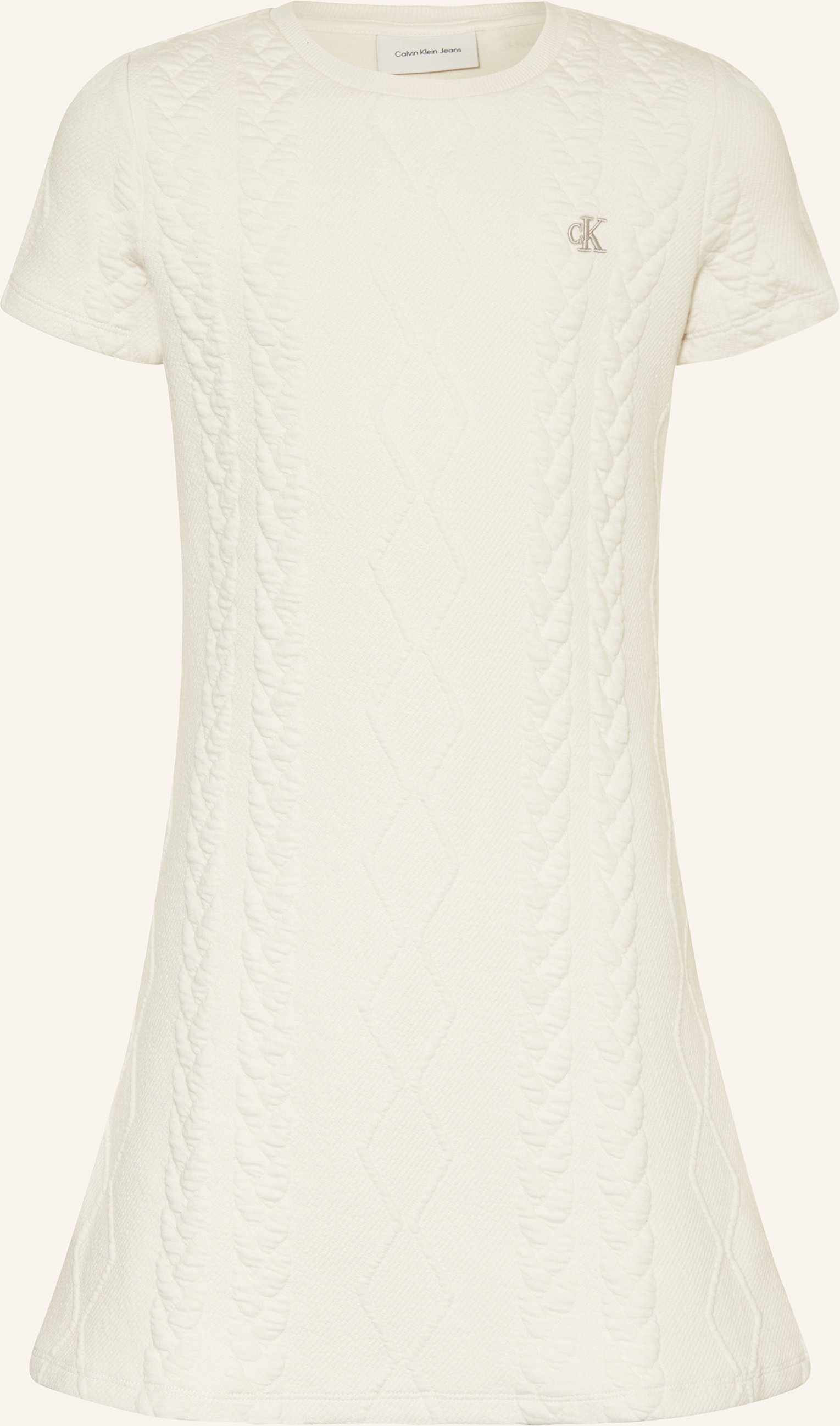 Calvin Klein Strickkleid beige