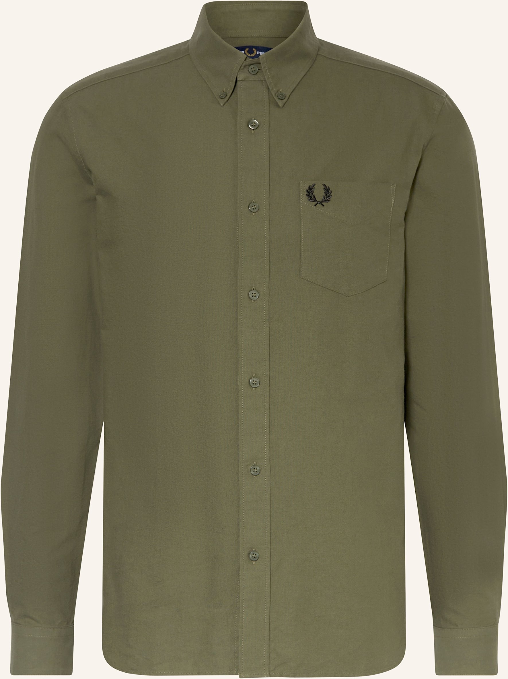 Fred Perry Hemd Regular Fit gruen