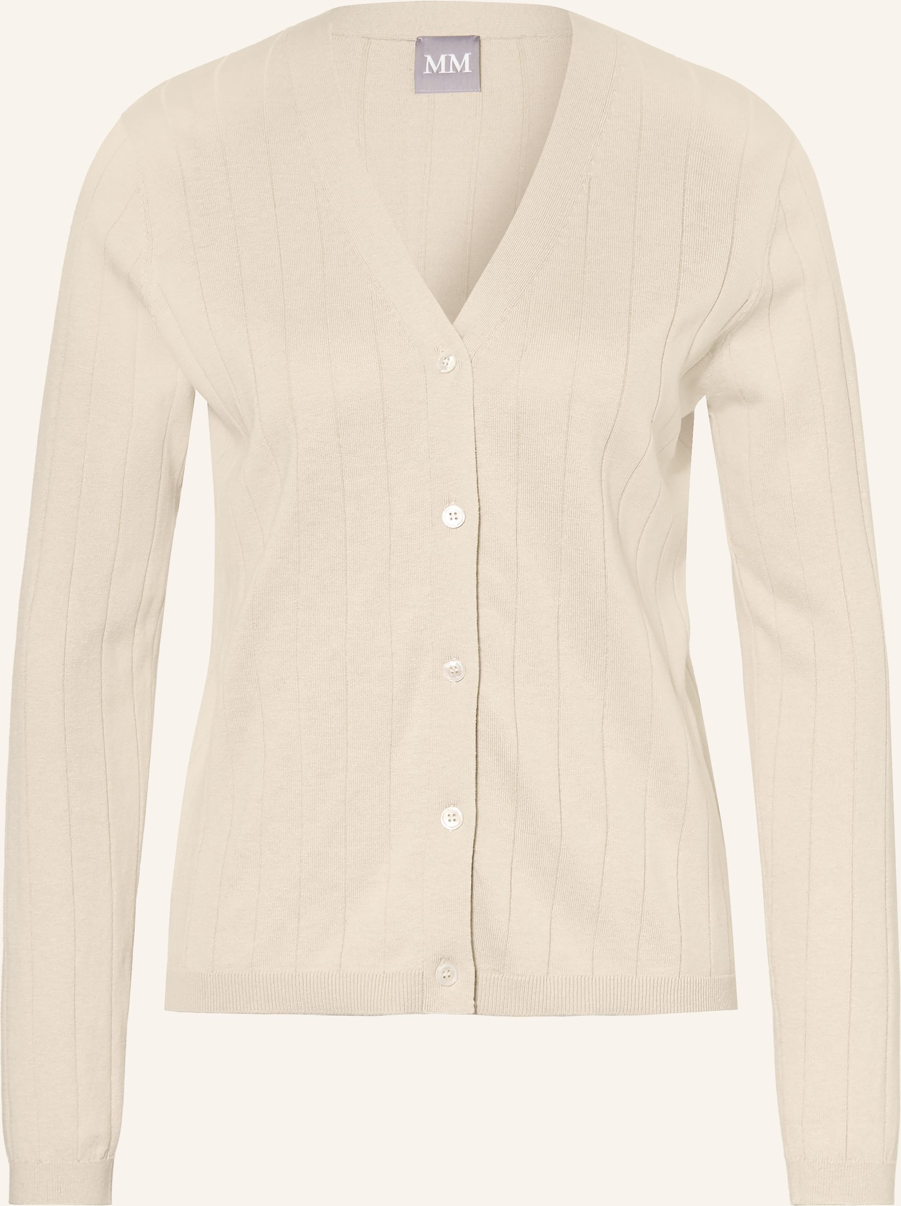 Mm By Max Mara Strickjacke Briose Aus Seide beige