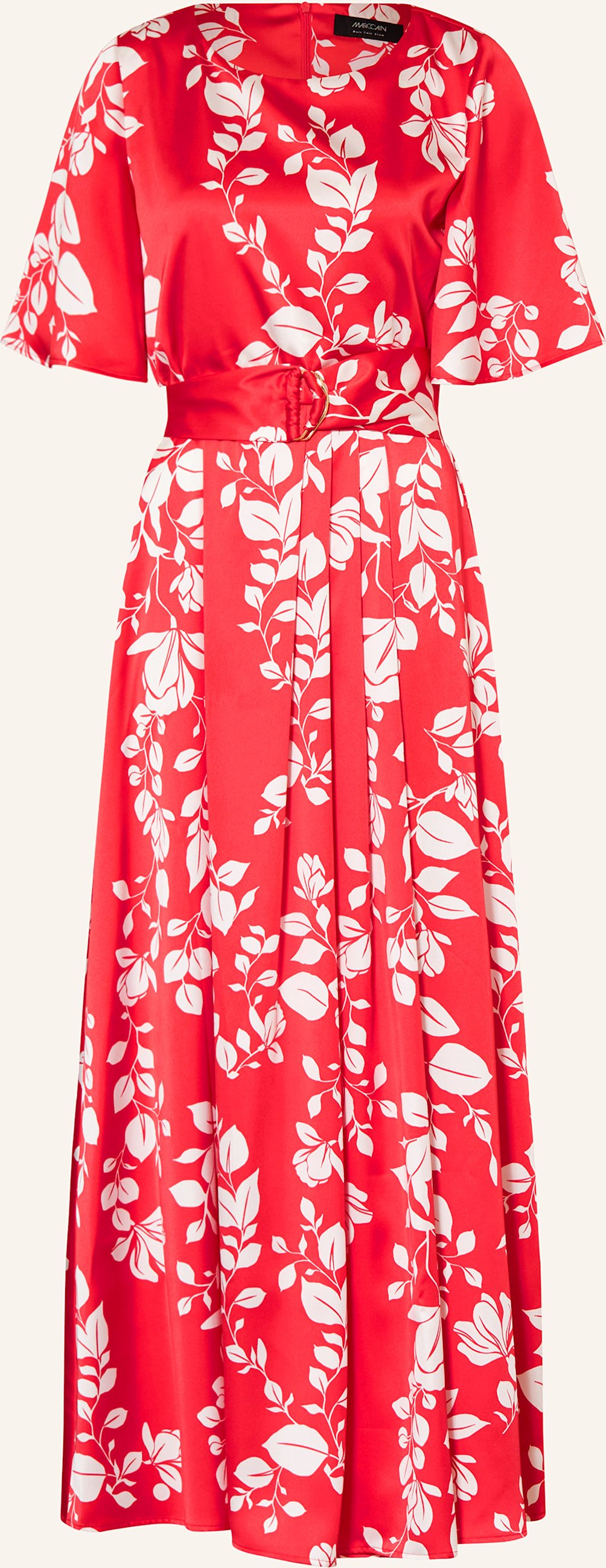Thumbnail - Marc Cain Abendkleid Aus Satin rot