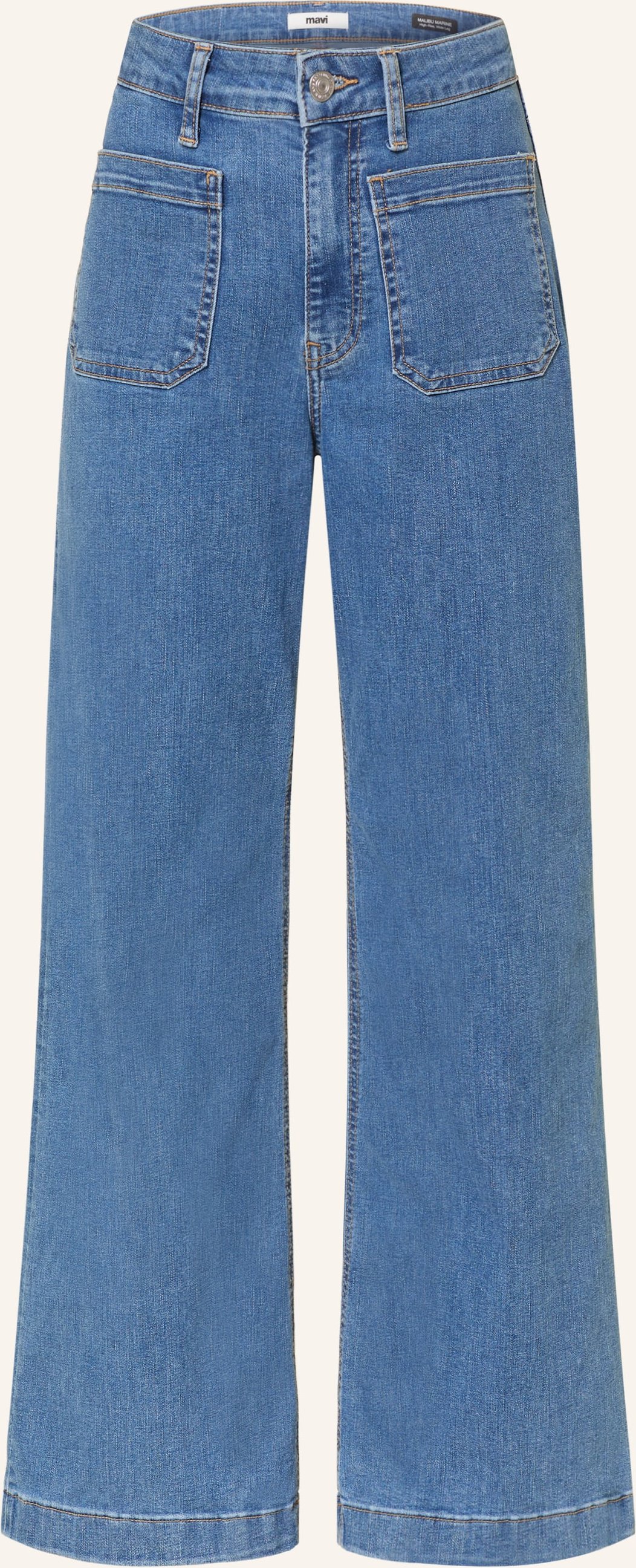 Mavi Wide Leg Jeans Malibu blau