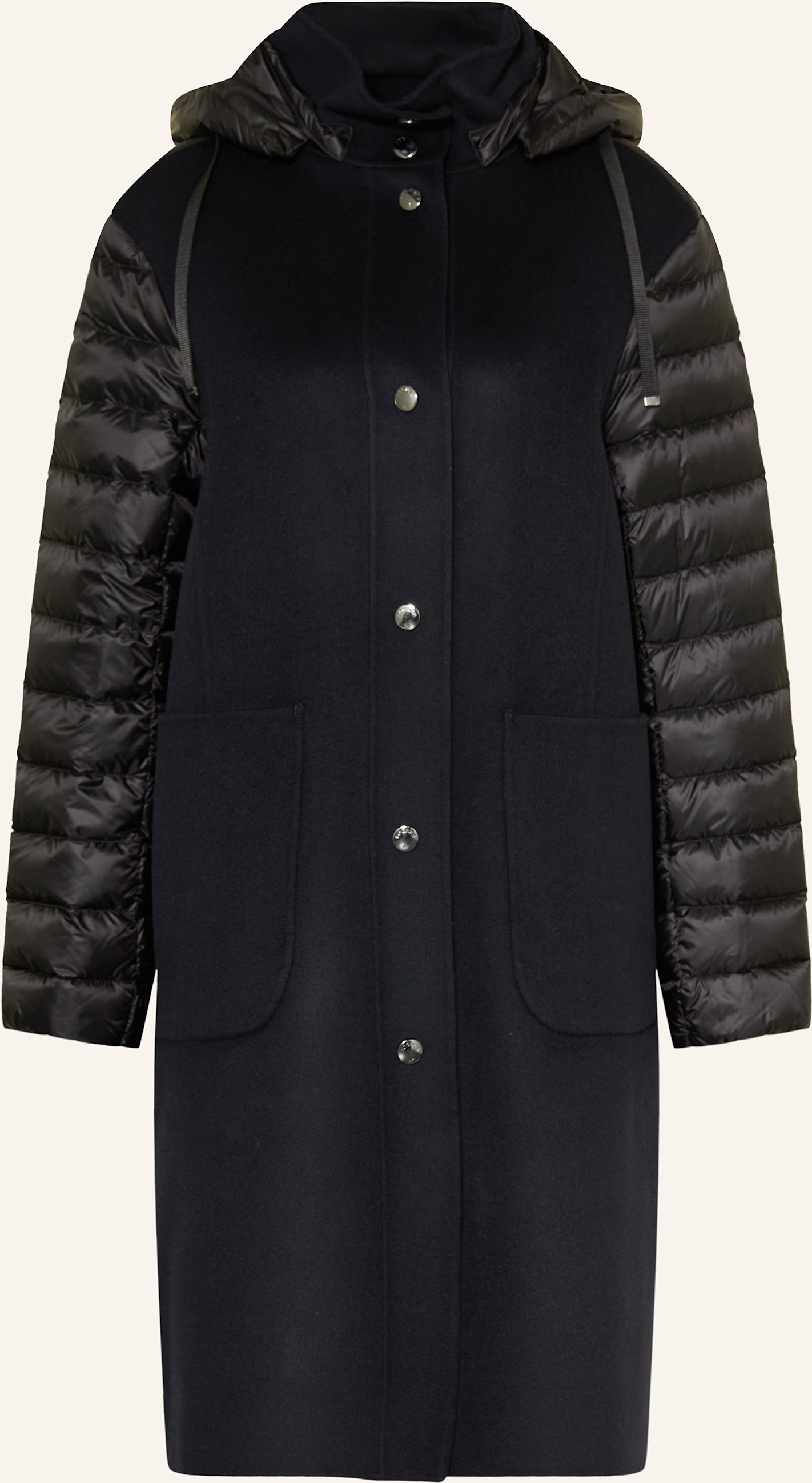 Bogner Daunenmantel Isy-d5 Im Materialmix schwarz