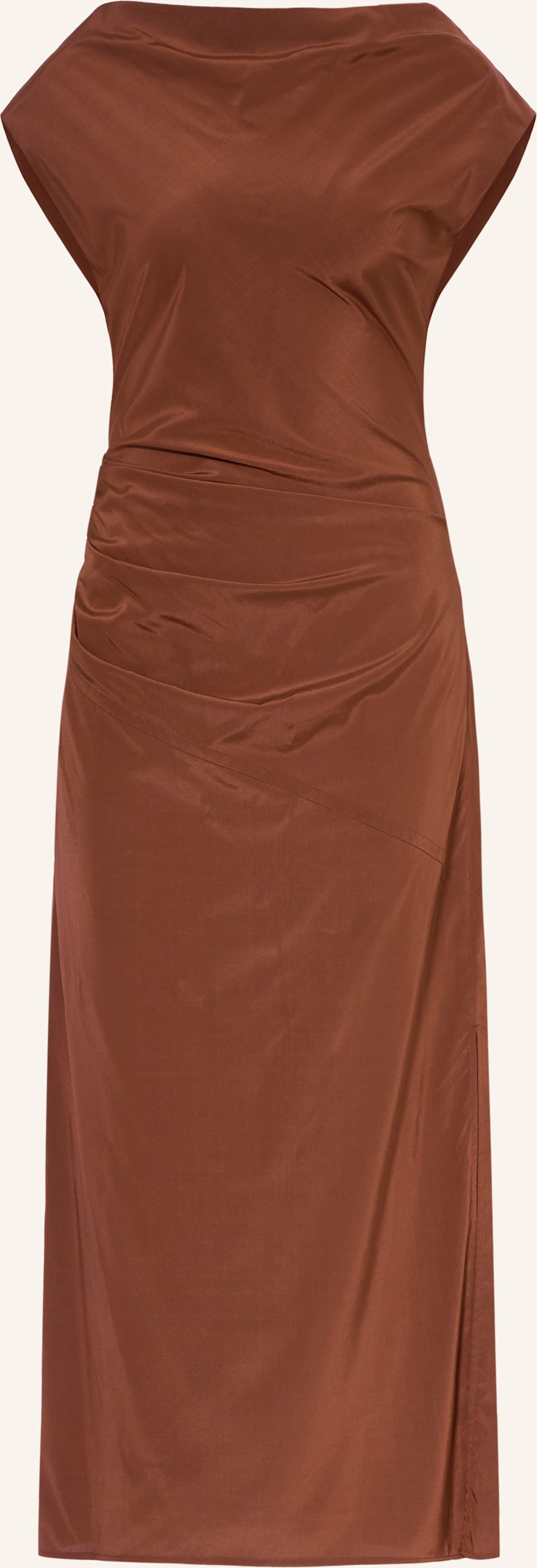 Thumbnail - Proenza Schouler Satinkleid Tasa Mit Seide braun