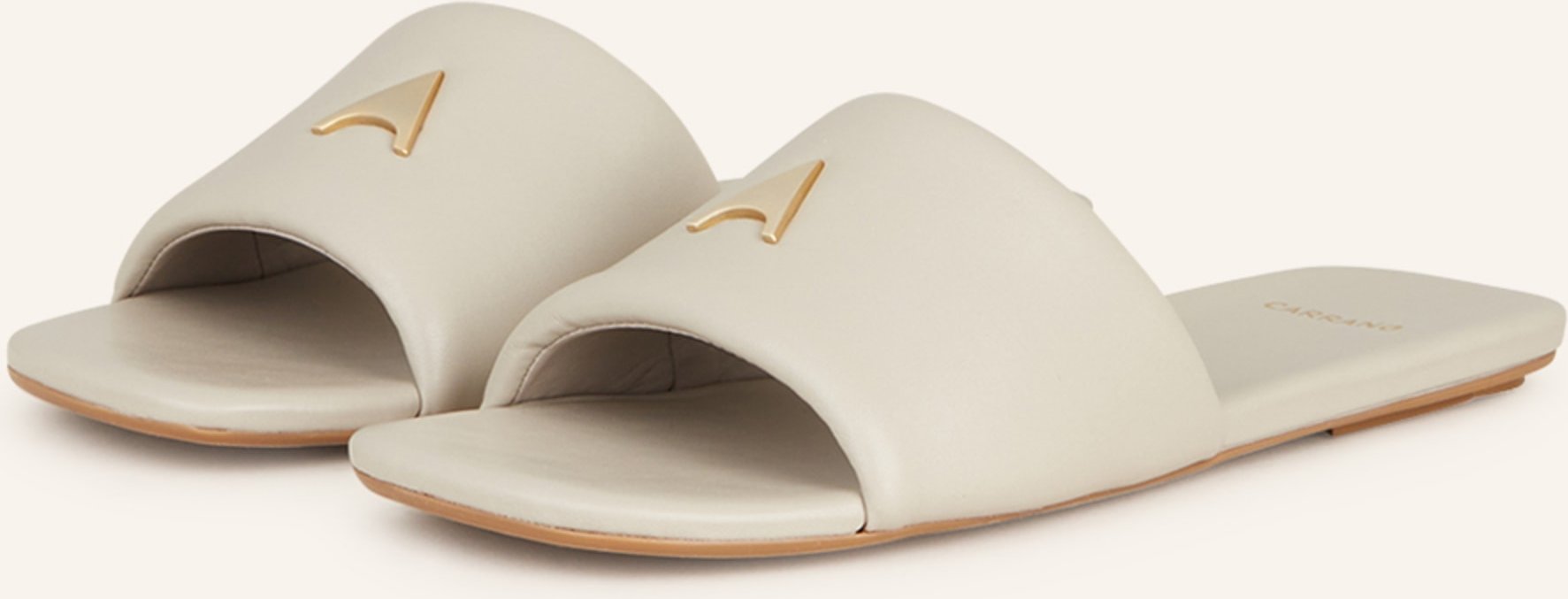 Carrano Pantoletten Crack grau