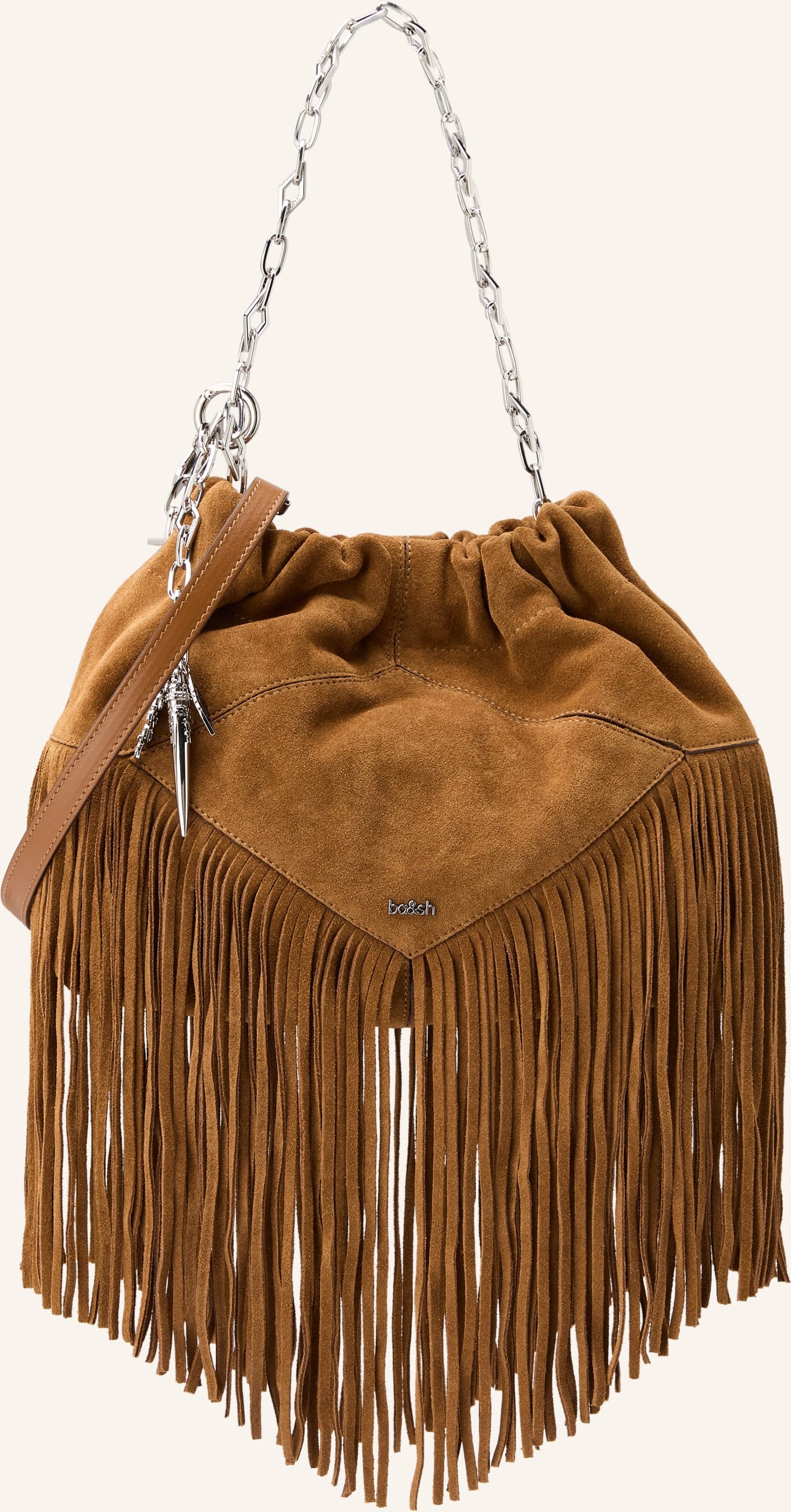Ba&Sh Umhängetasche June braun