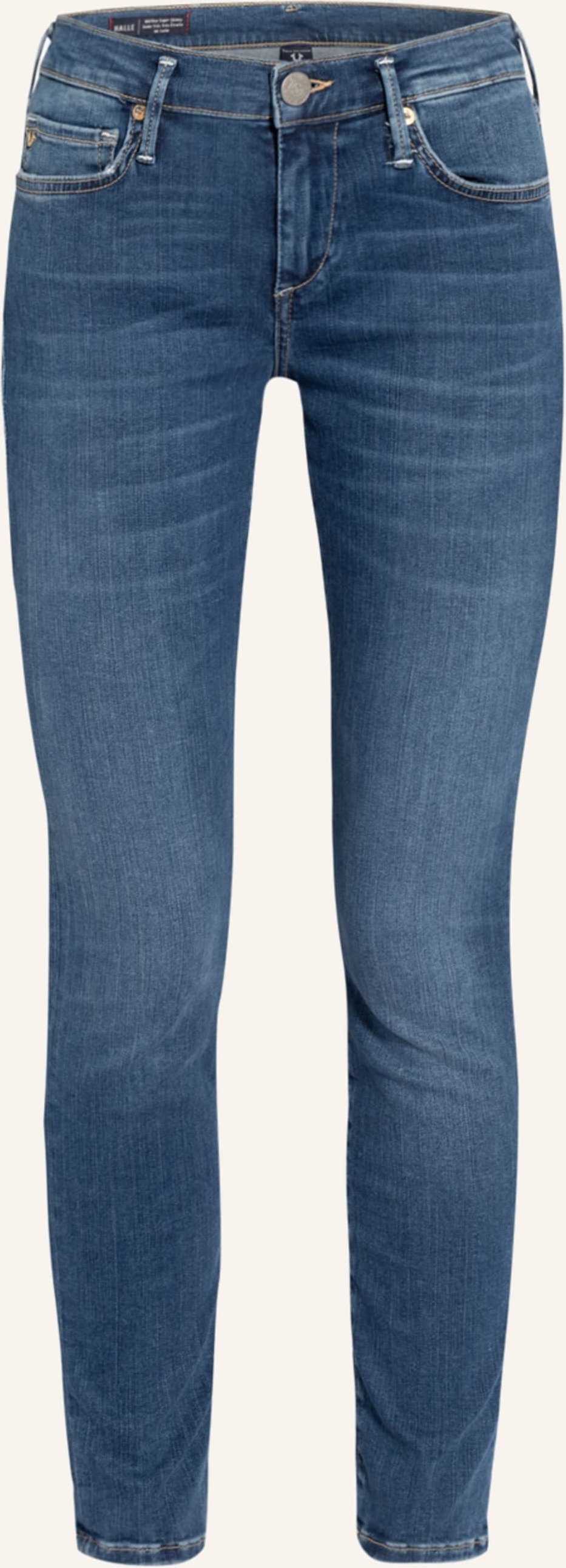 True Religion Skinny Jeans Halle blau