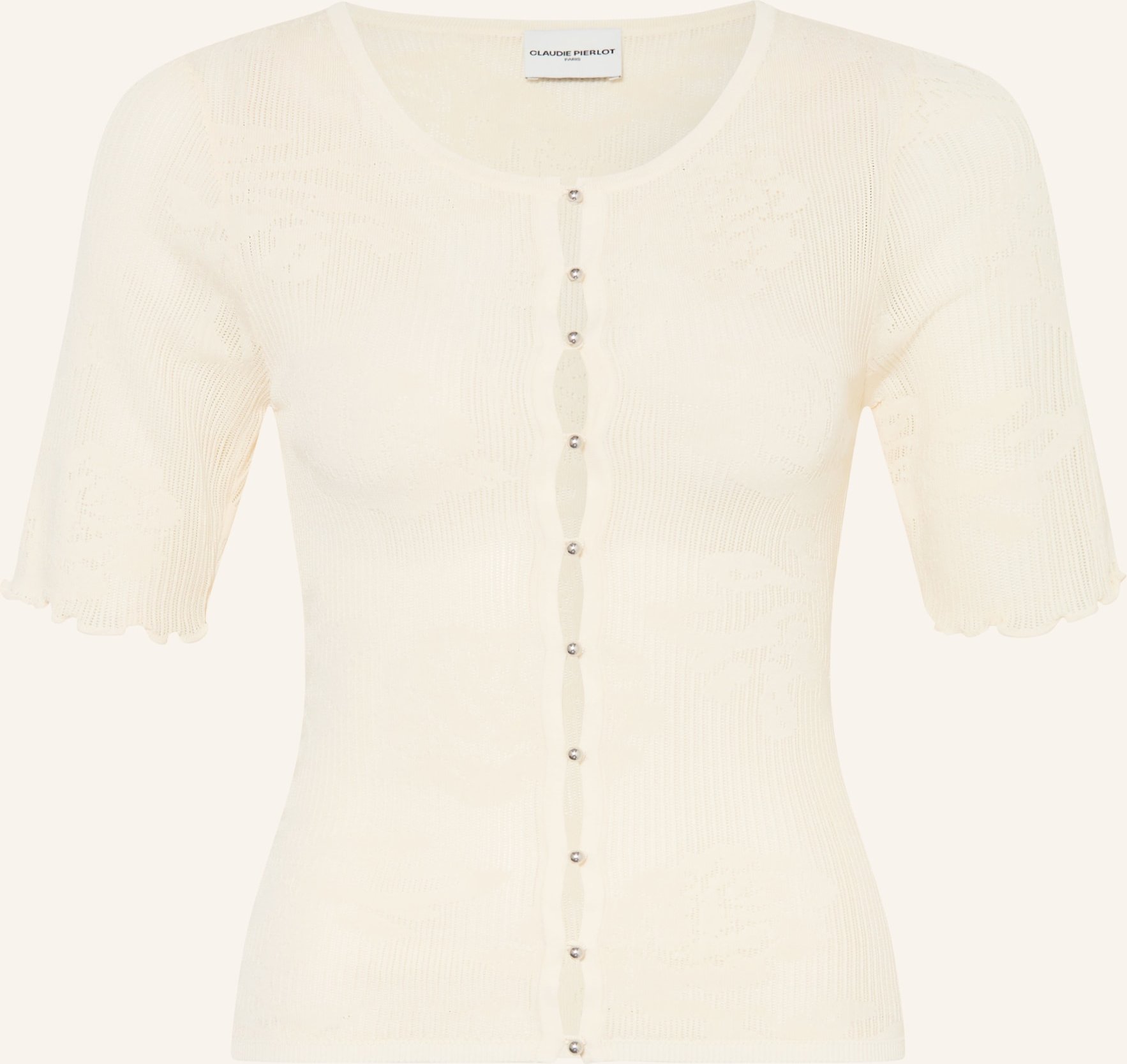 Claudie Pierlot Strickjacke weiss