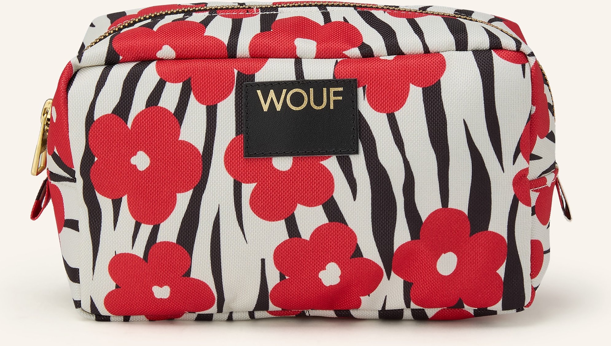 Wouf Kosmetiktasche Wildflower rot