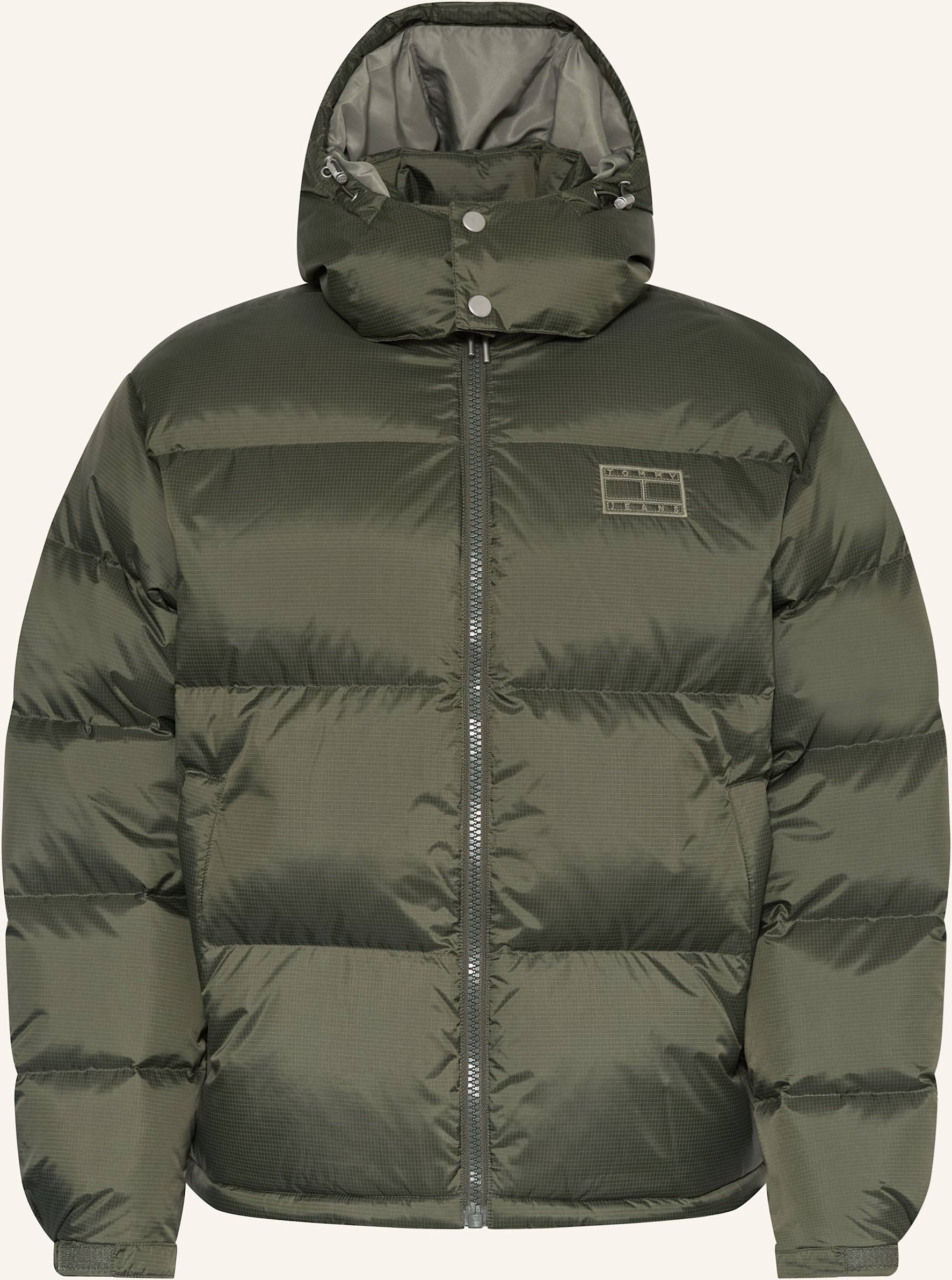 Tommy Jeans Daunenjacke Alaska Mit Abnehmbarer Kapuze gruen