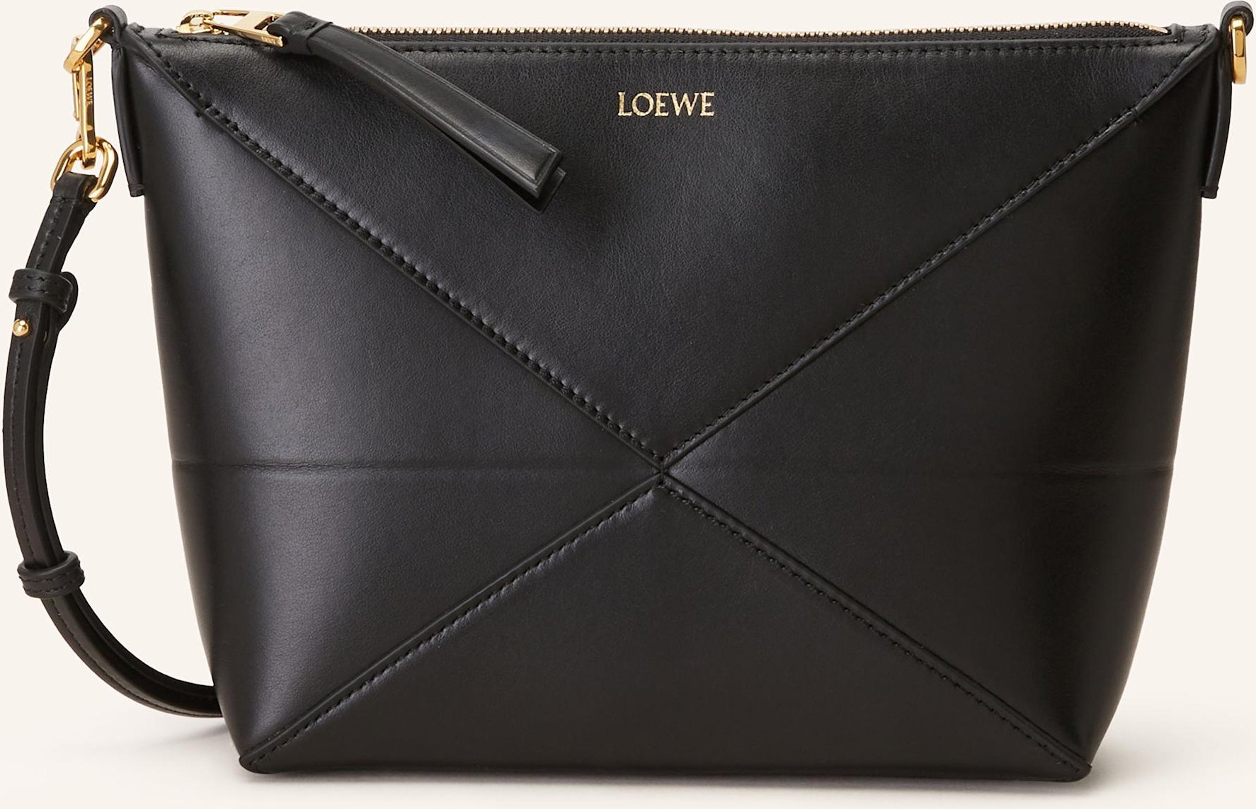 Loewe Pouch Puzzle Fold schwarz