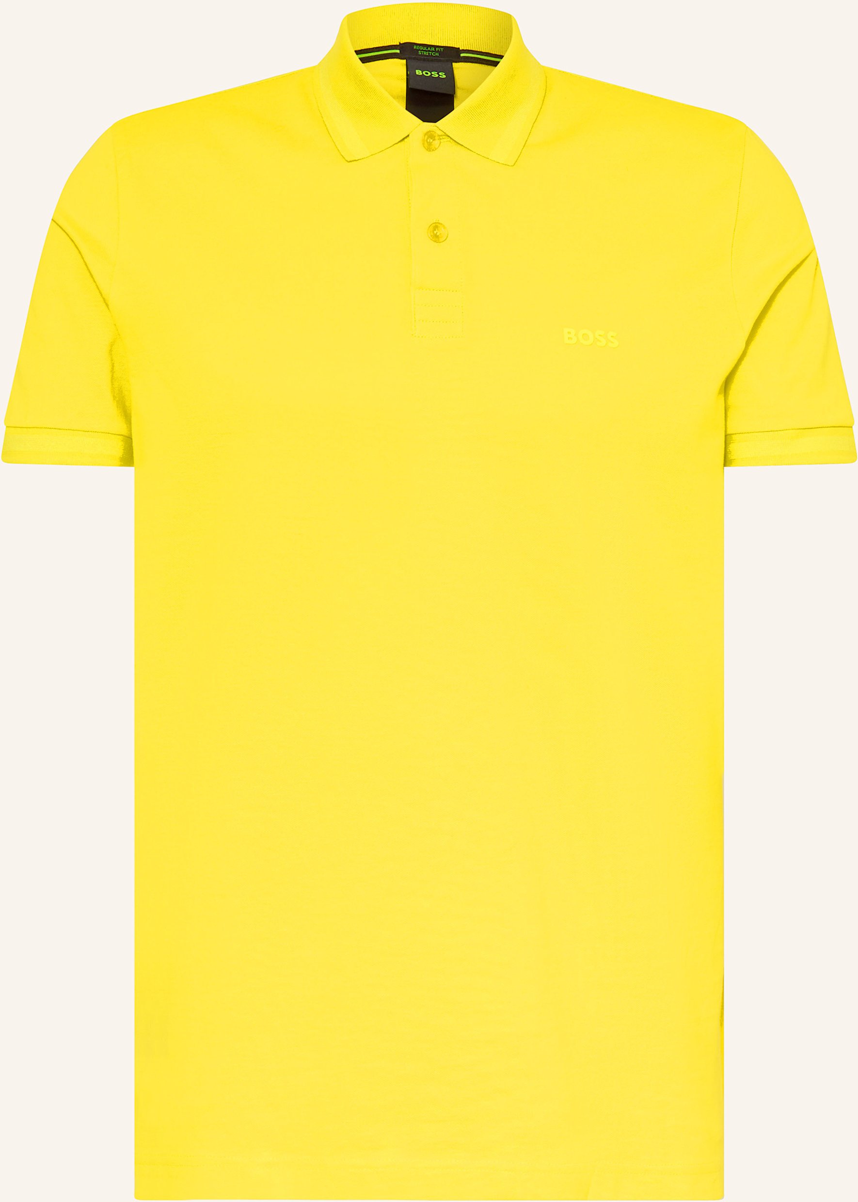 Thumbnail - Boss Piqué-Poloshirt Pio Regular Fit gelb
