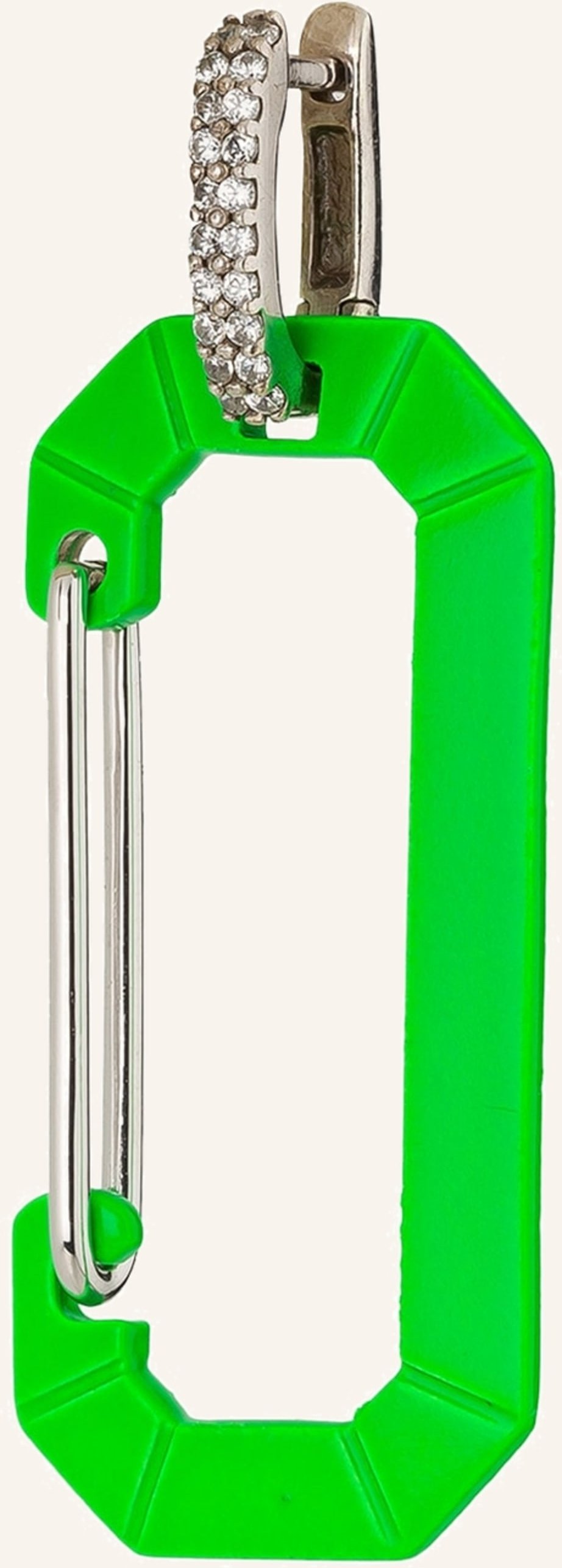 Eéra Ohrring Chiara Big Mit Diamanten gruen