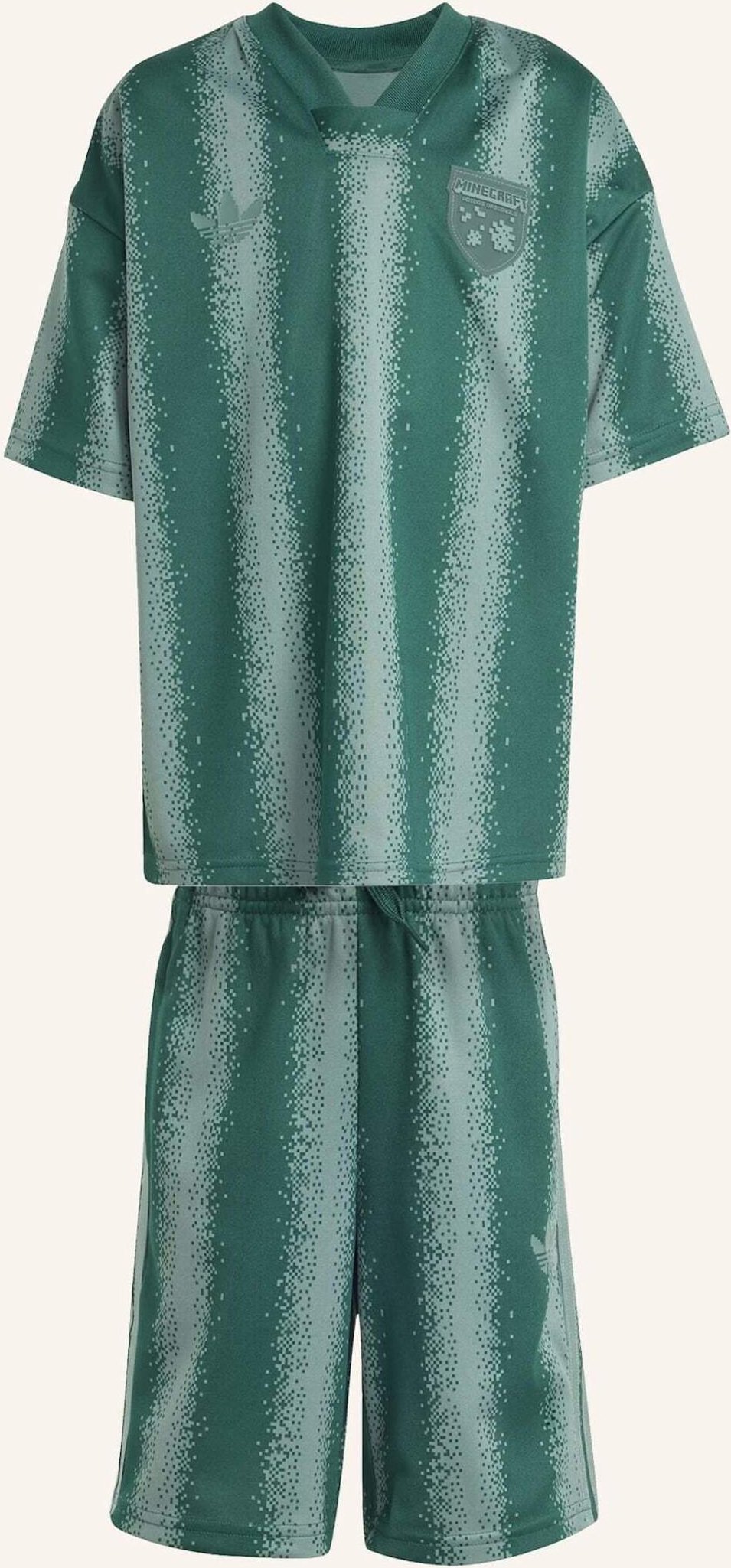 Adidas Originals Adidas Minecraft Oversize-Set Shorts Und T-Shirt gruen