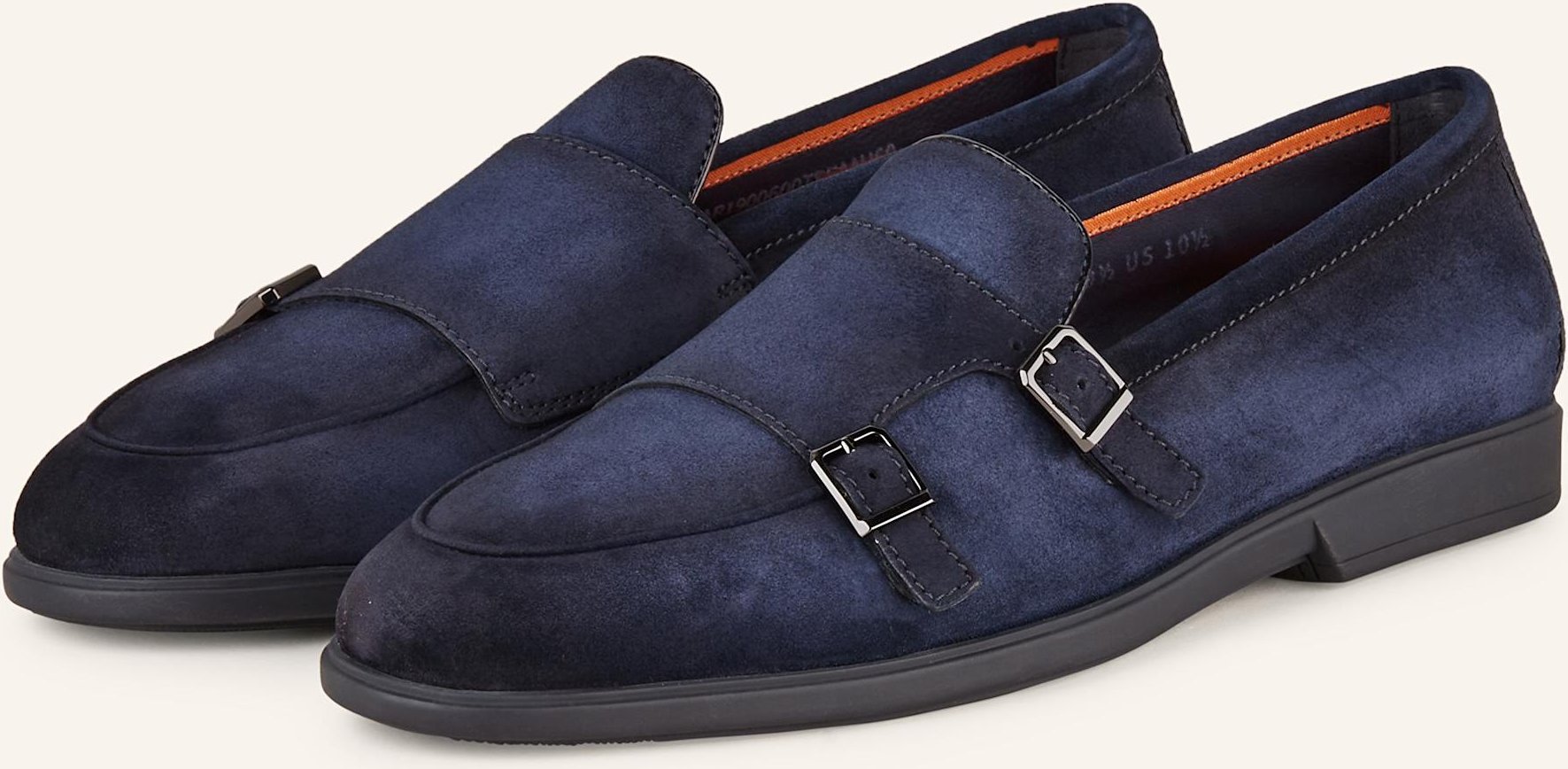 Thumbnail - Santoni Double-Monks blau