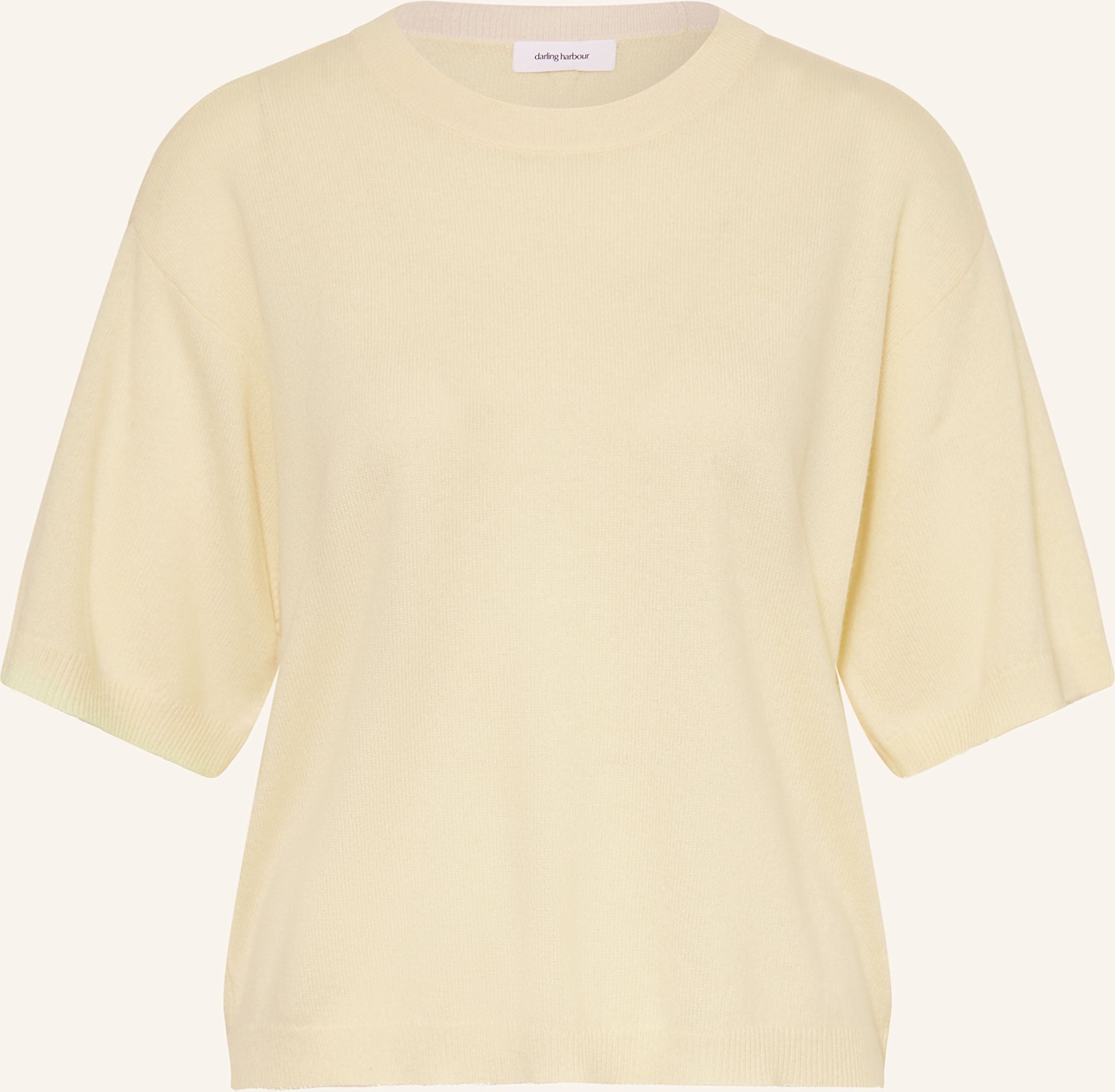 Darling Harbour Strickshirt Aus Cashmere gelb