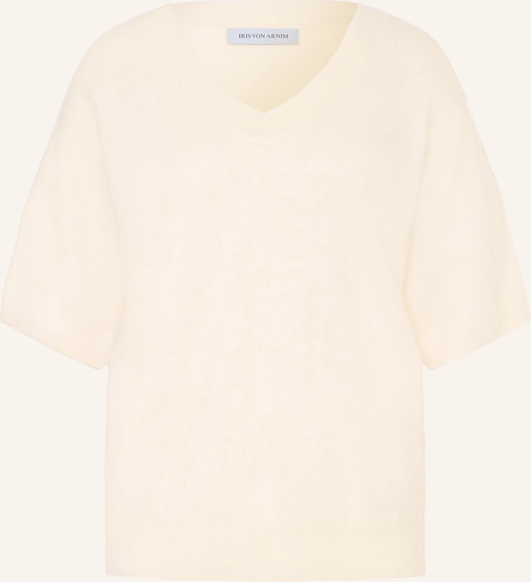 Iris Von Arnim Strickshirt Sorrel Aus Cashmere weiss