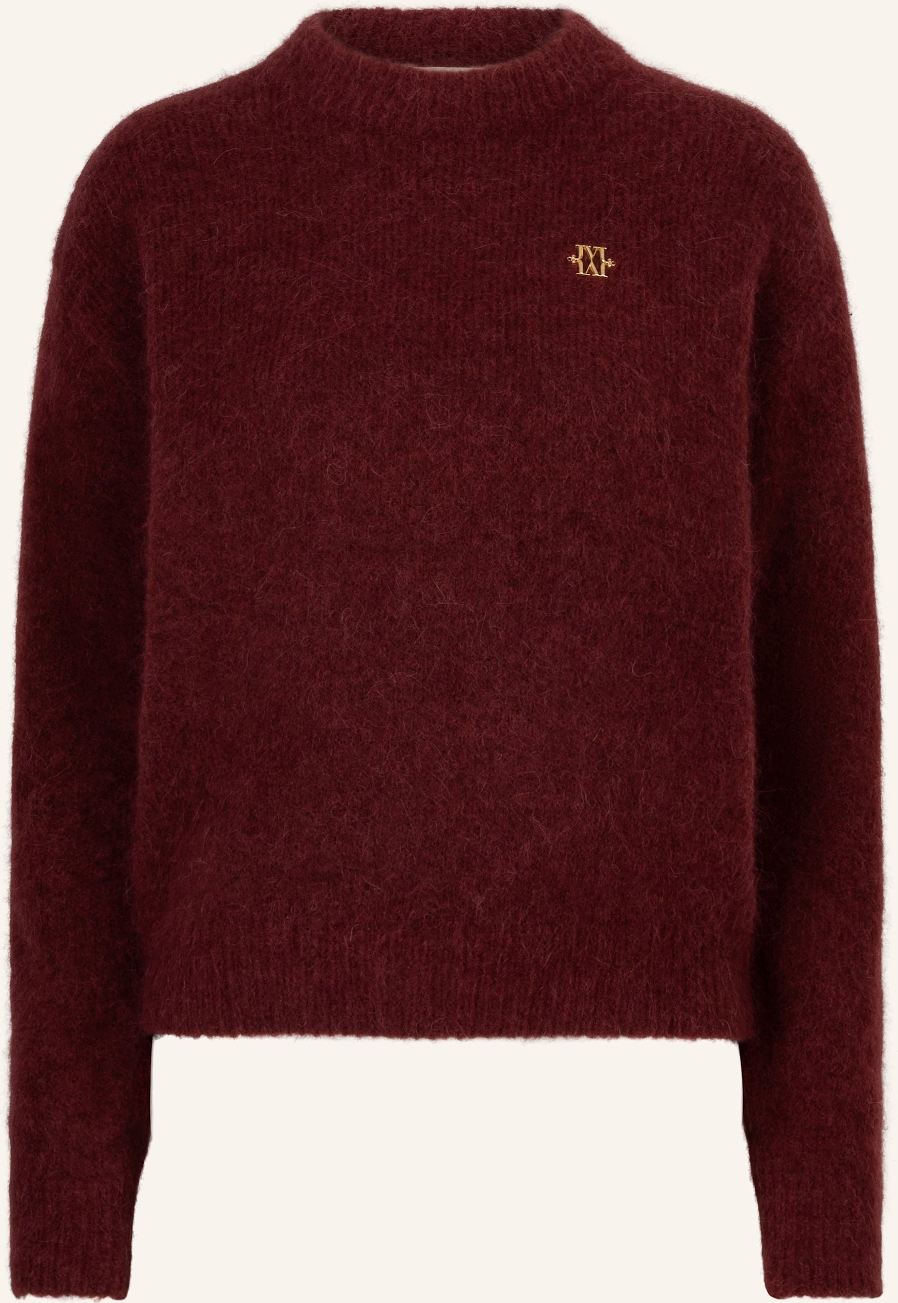 Josh V Oversized-Pullover Fresia Mit Merinowolle rot