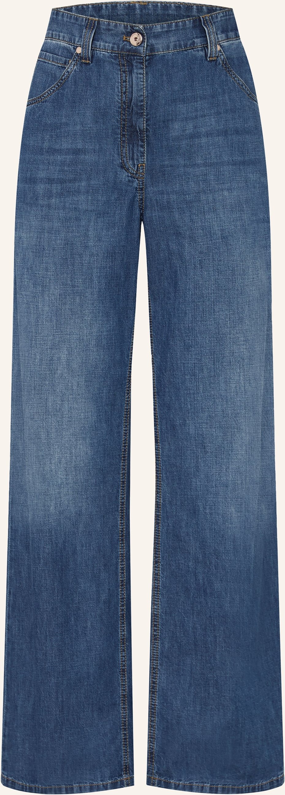 Brunello Cucinelli Wide Leg Jeans blau