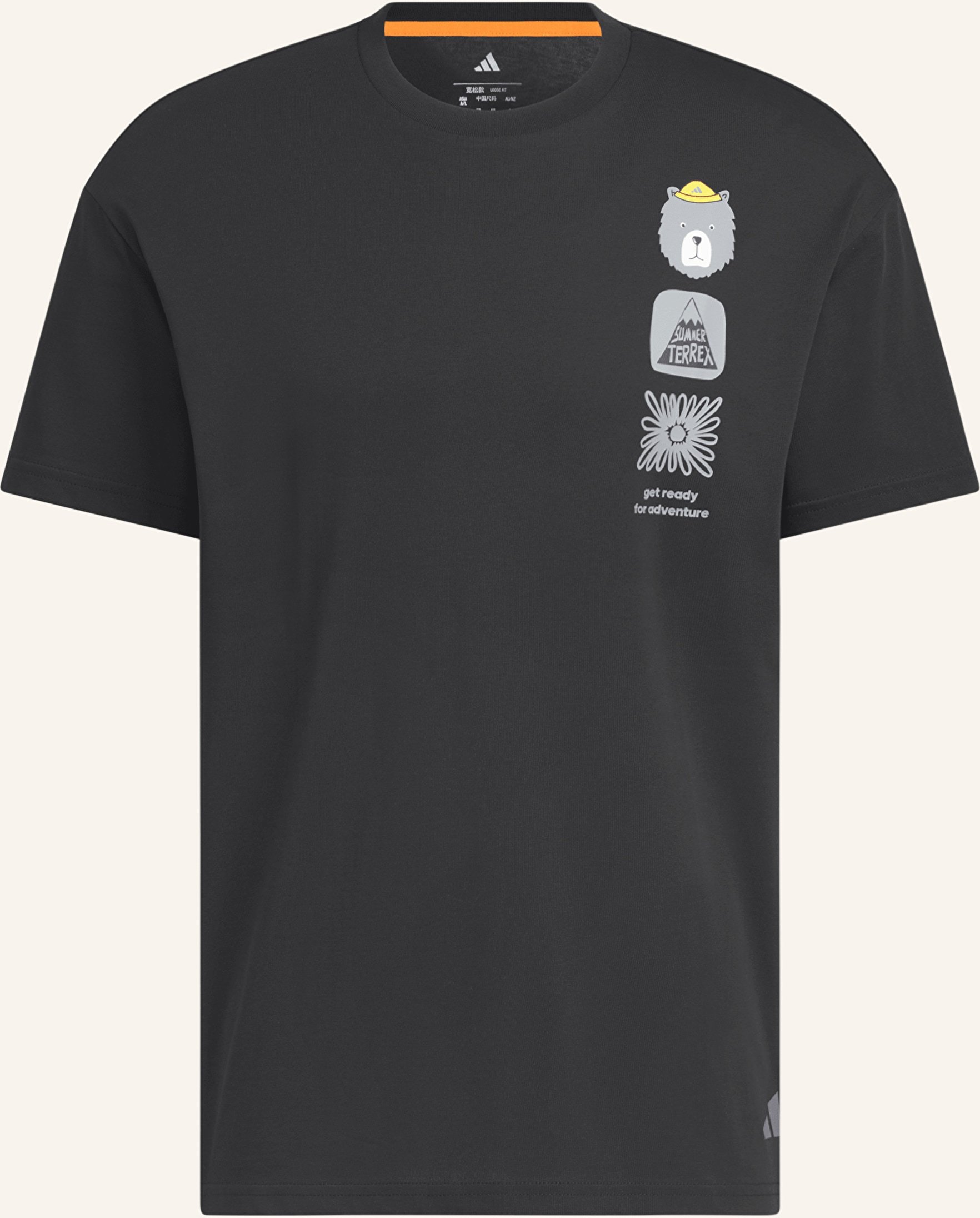 Thumbnail - Adidas Terrex T-Shirt Multi Graphic schwarz