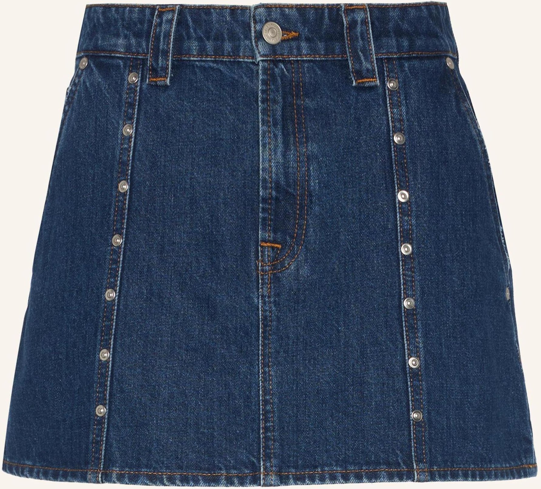 7 For All Mankind Skirt Milly blau