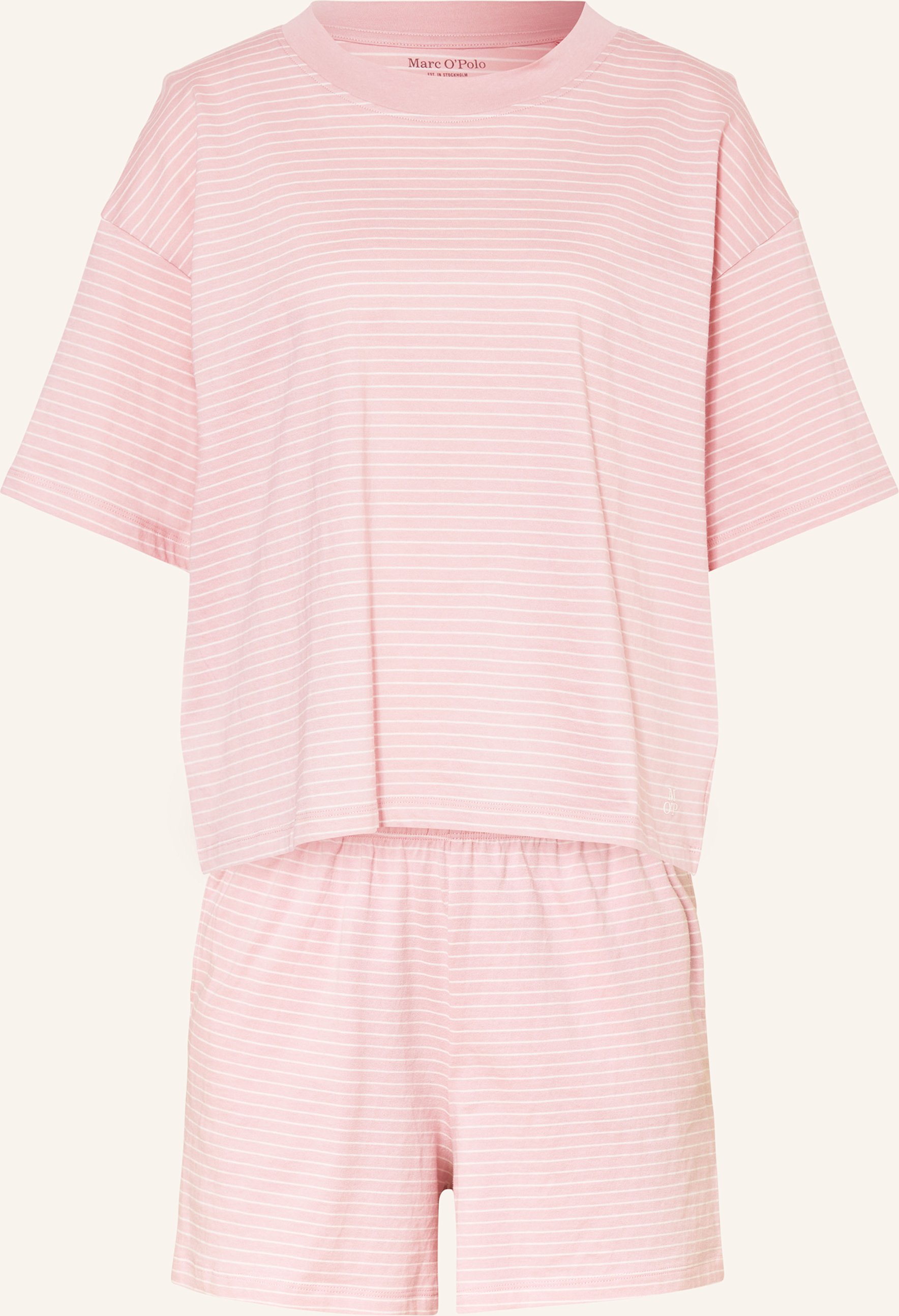 Marc O'polo Shorty-Schlafanzug rosa