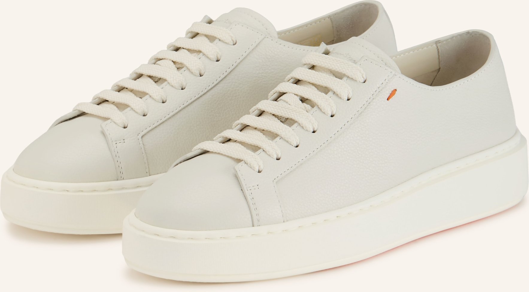 Santoni Sneaker Clean weiss