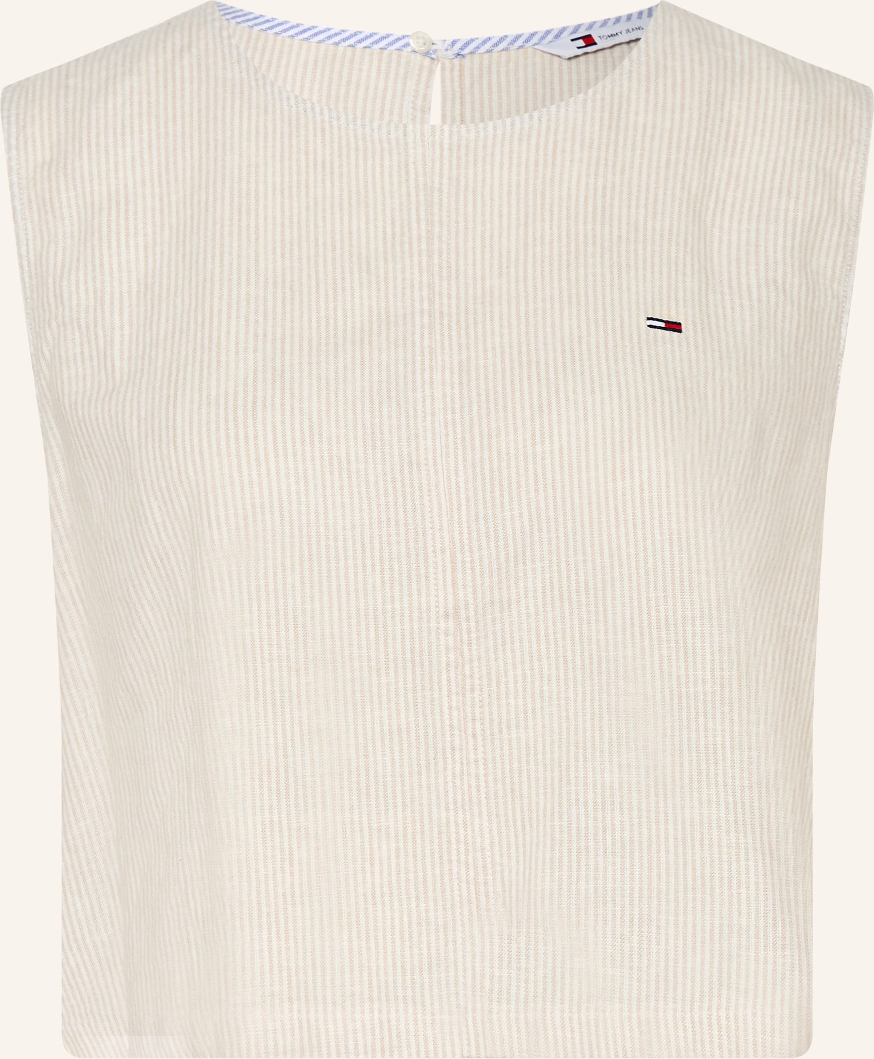 Tommy Jeans Top Mit Leinen beige