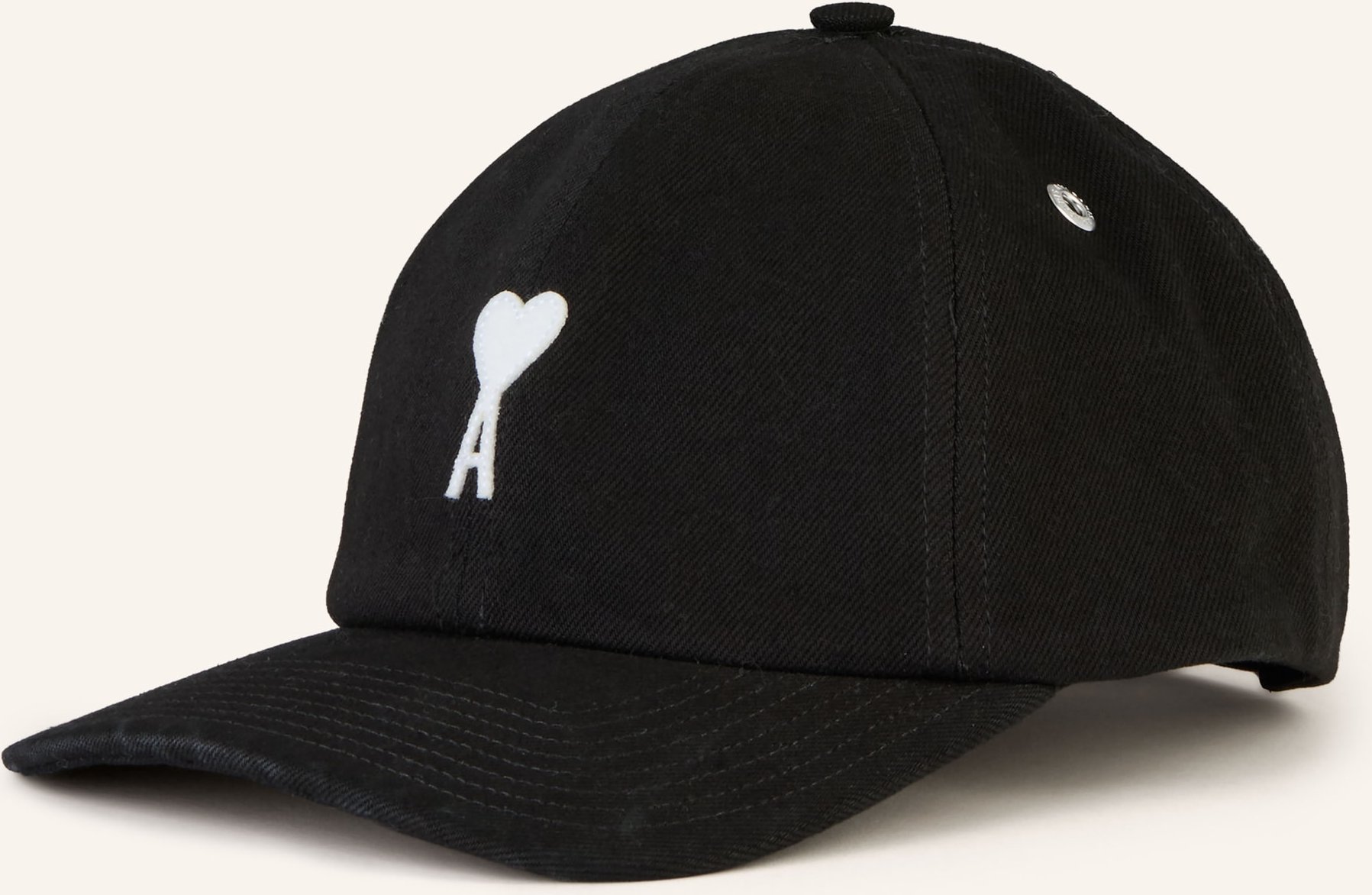 Ami Paris Cap Ami De Coeur schwarz