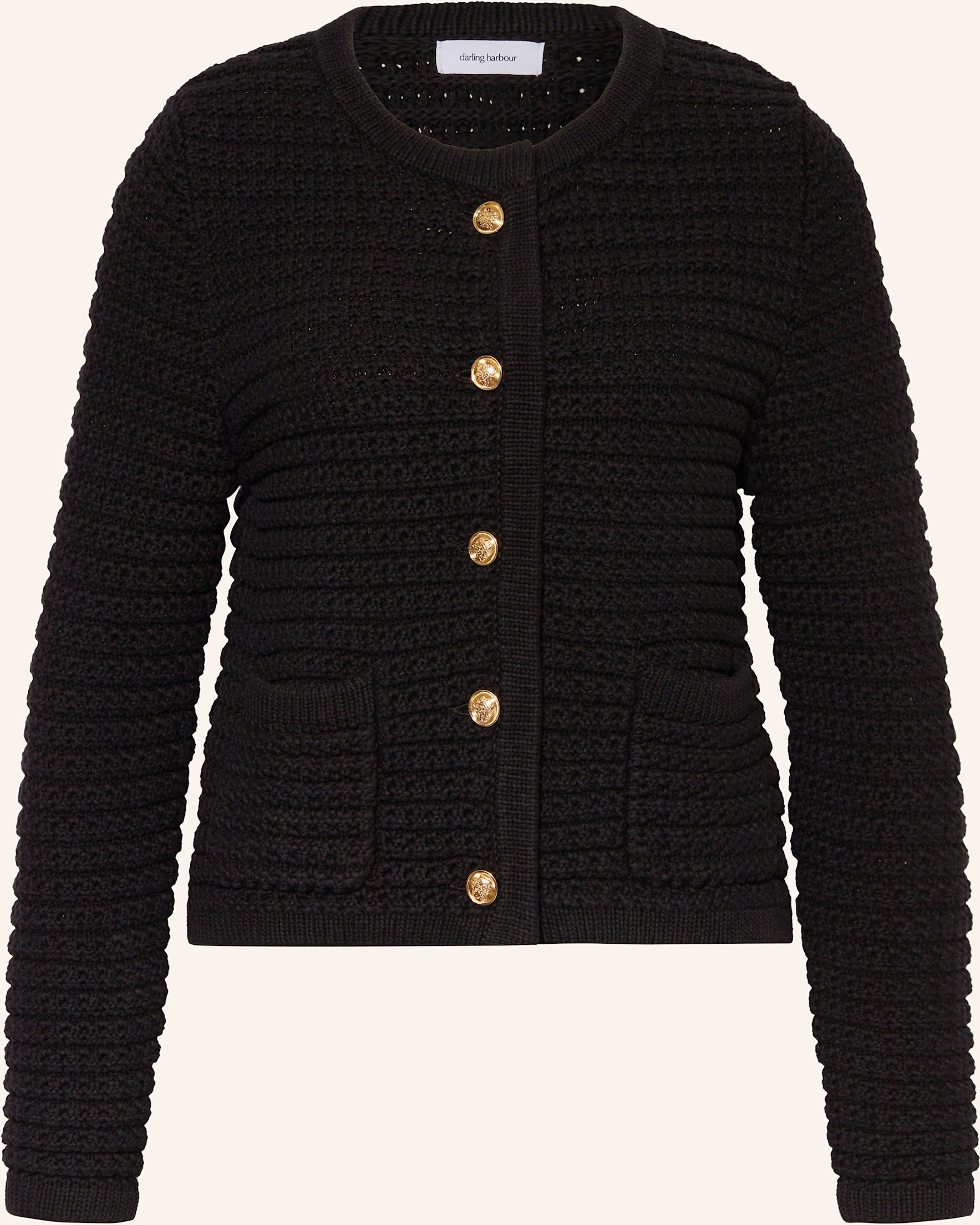 Thumbnail - Darling Harbour Strickjacke schwarz
