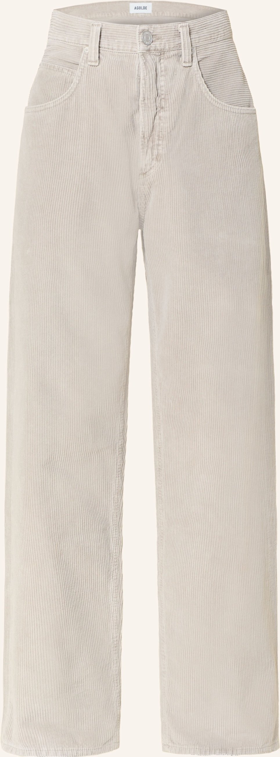 Agolde Cordhose Regular Fit beige