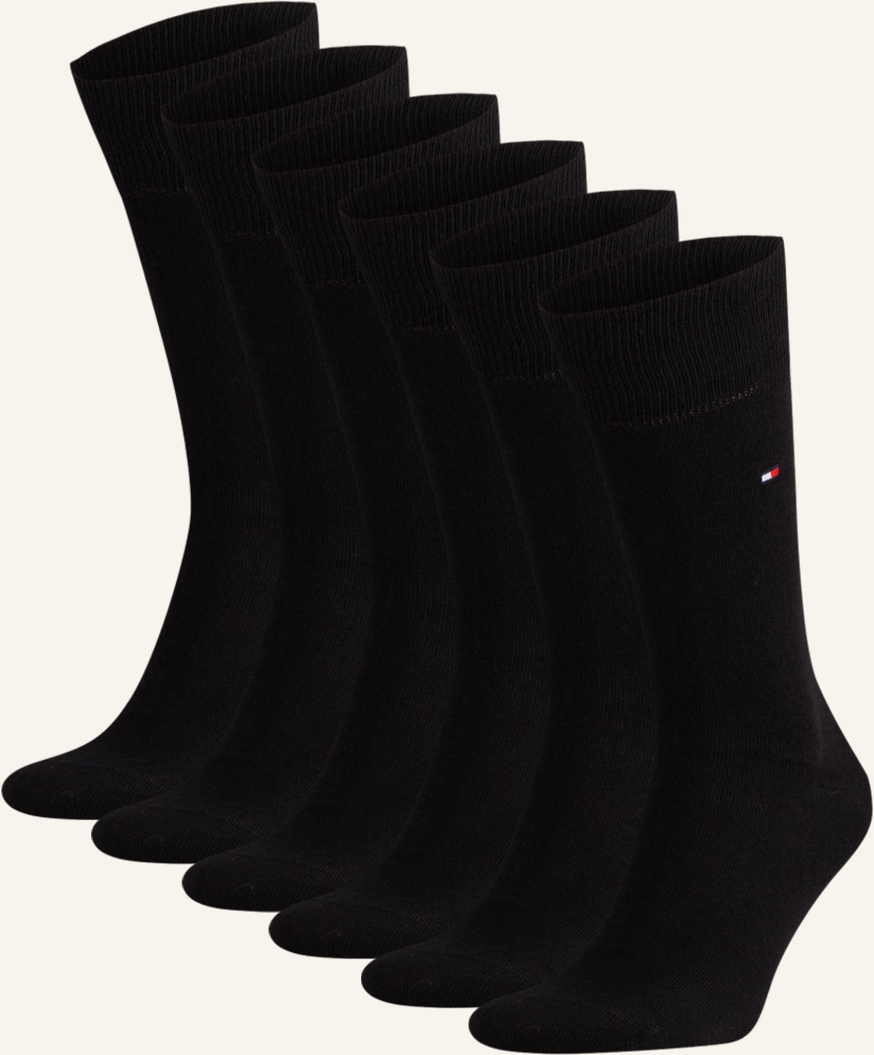 Tommy Hilfiger 6er-Pack Strümpfe schwarz