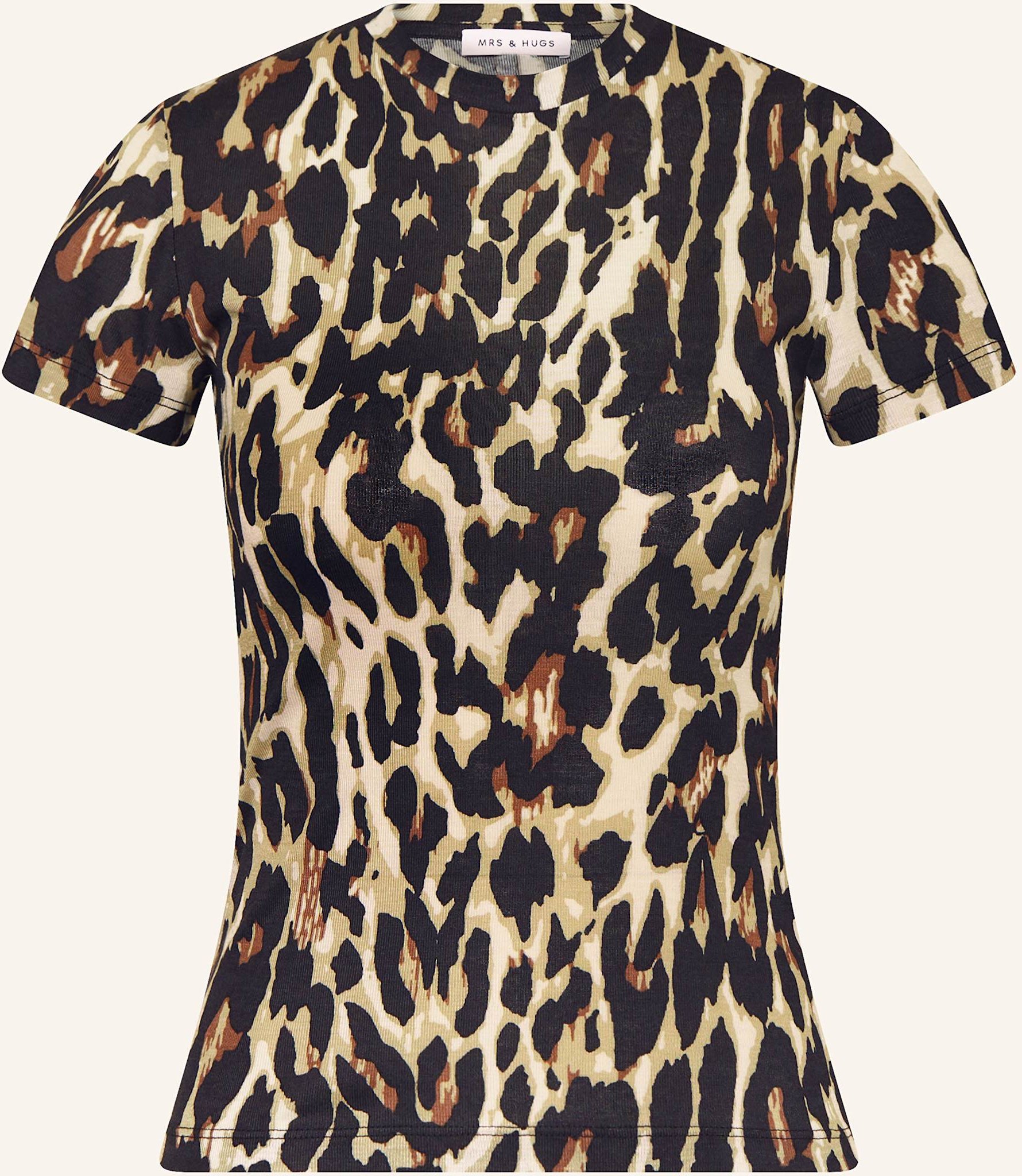 Mrs & Hugs T-Shirt braun