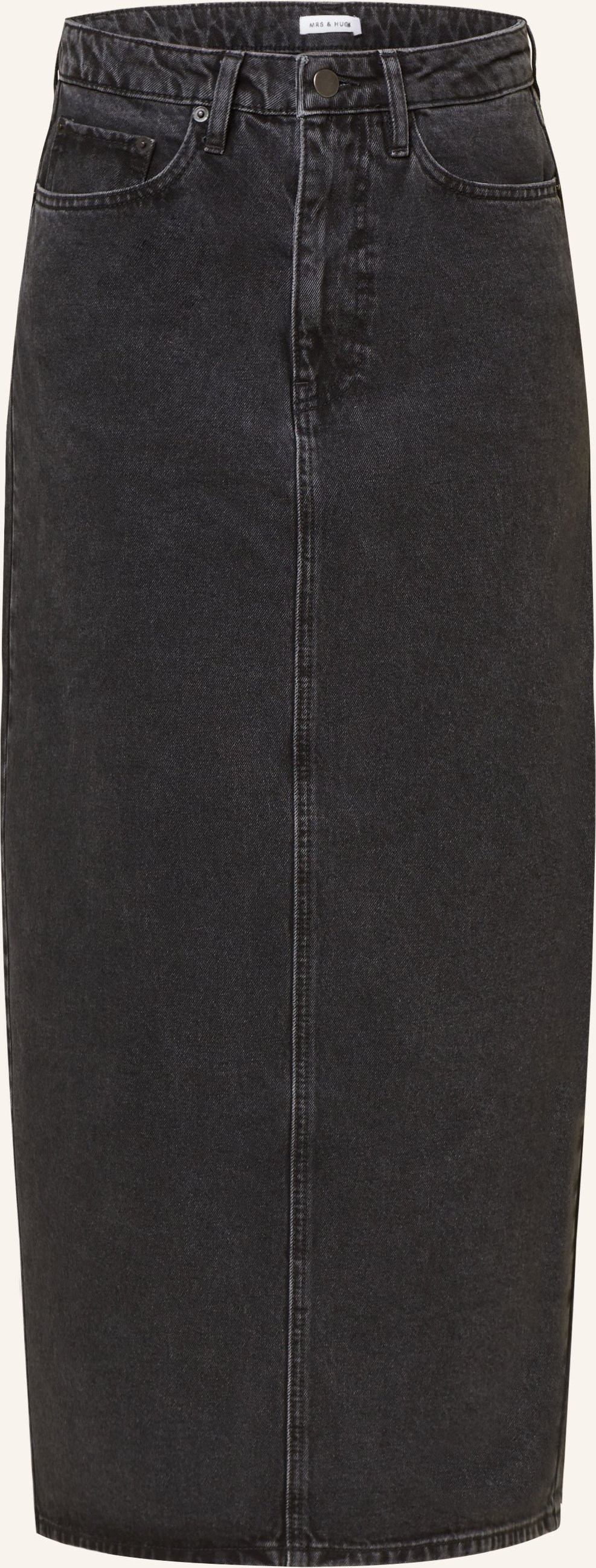 Mrs & Hugs Jeansrock grau