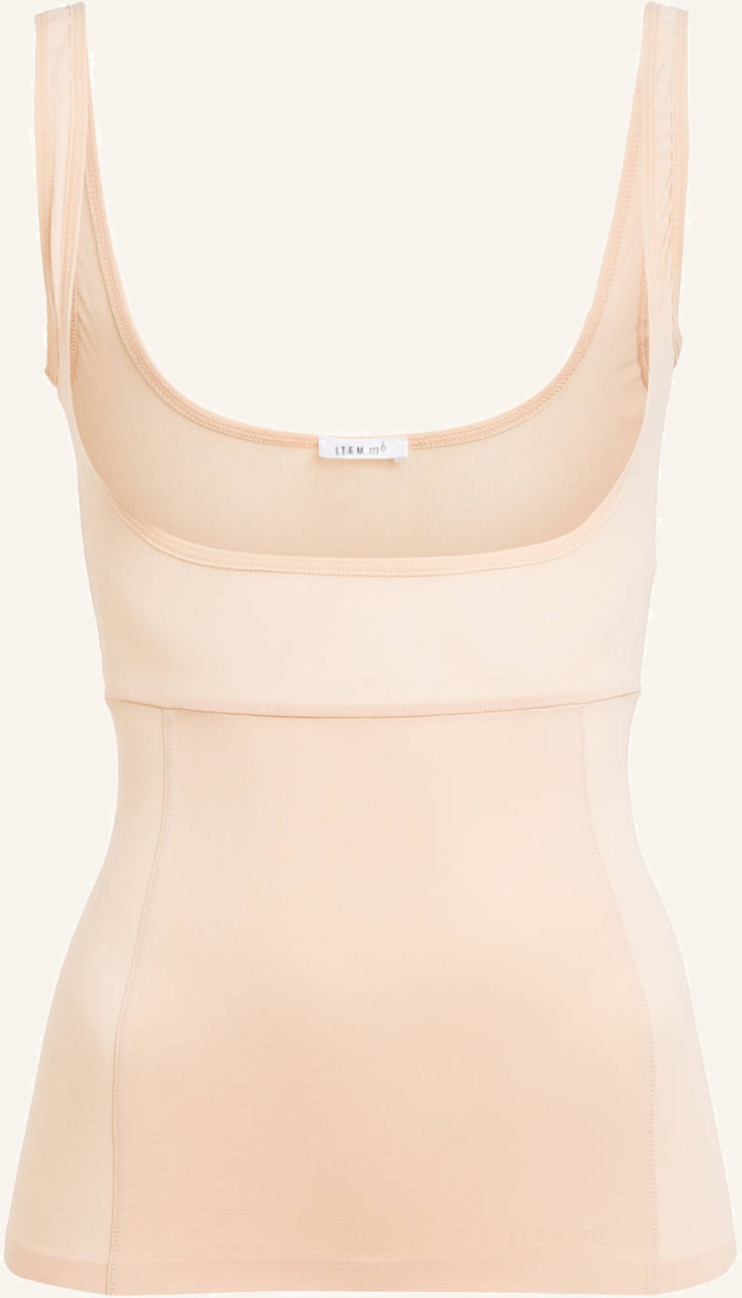 Item m6 Shape-Top Open Bust beige