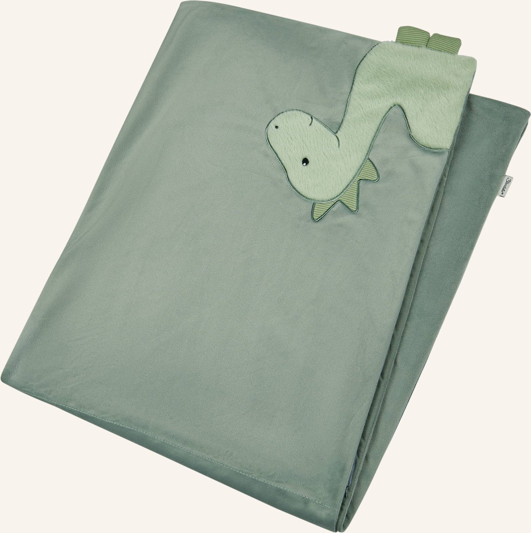 Thumbnail - Sterntaler Babydecke Dino Rexi gruen