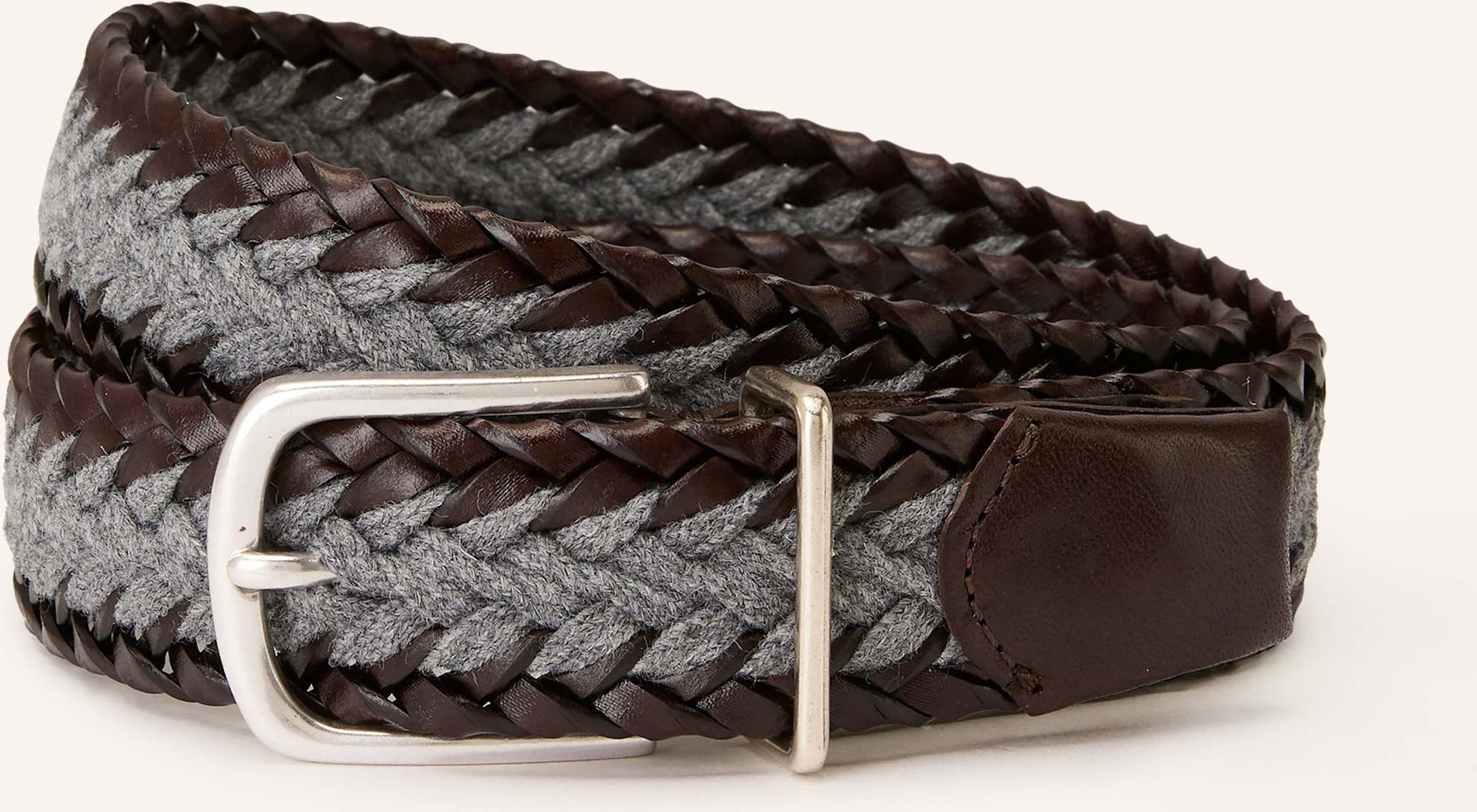 Windsor. Flechtgürtel braun