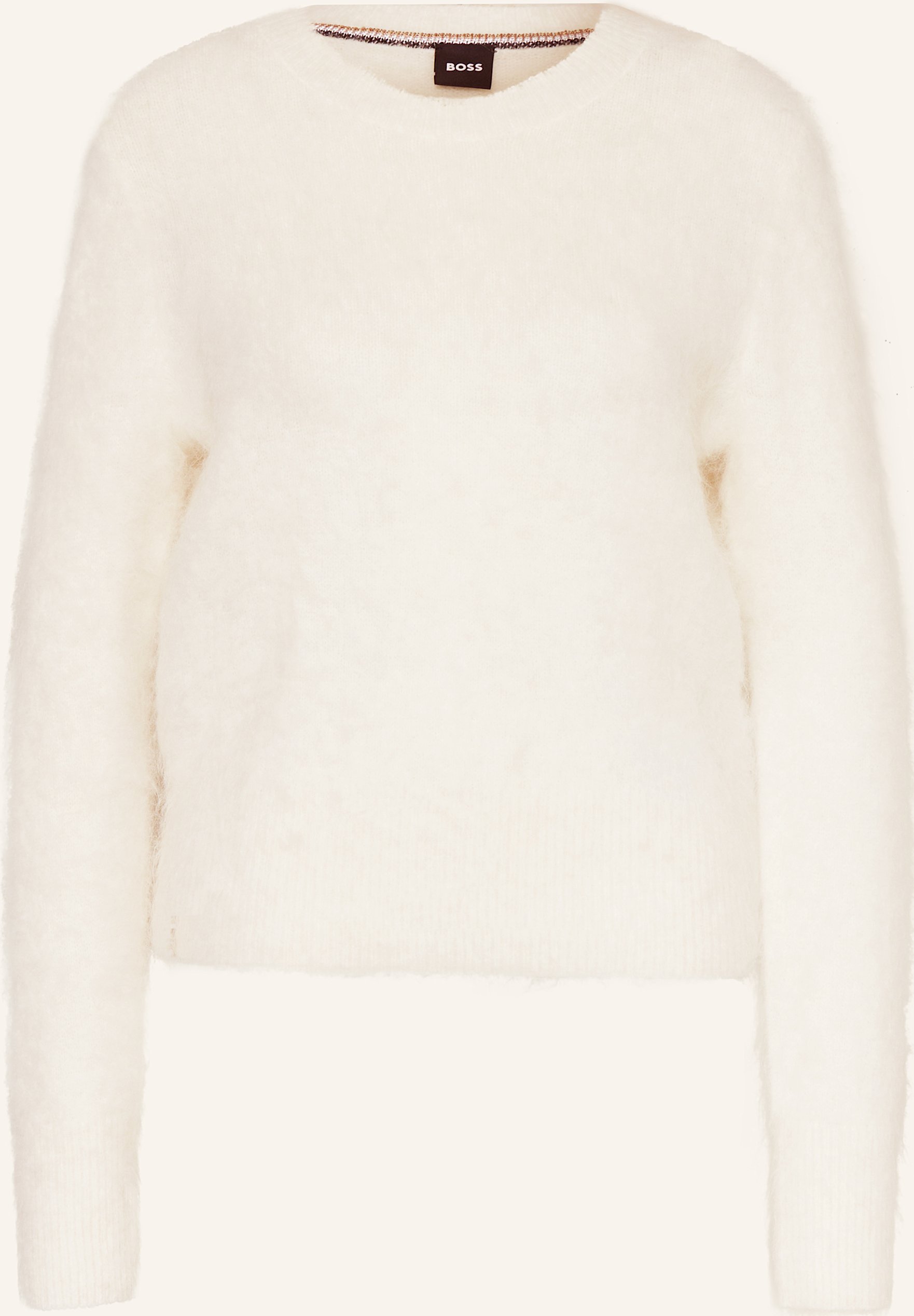 Thumbnail - Boss Pullover Fleuretty Mit Alpaka weiss
